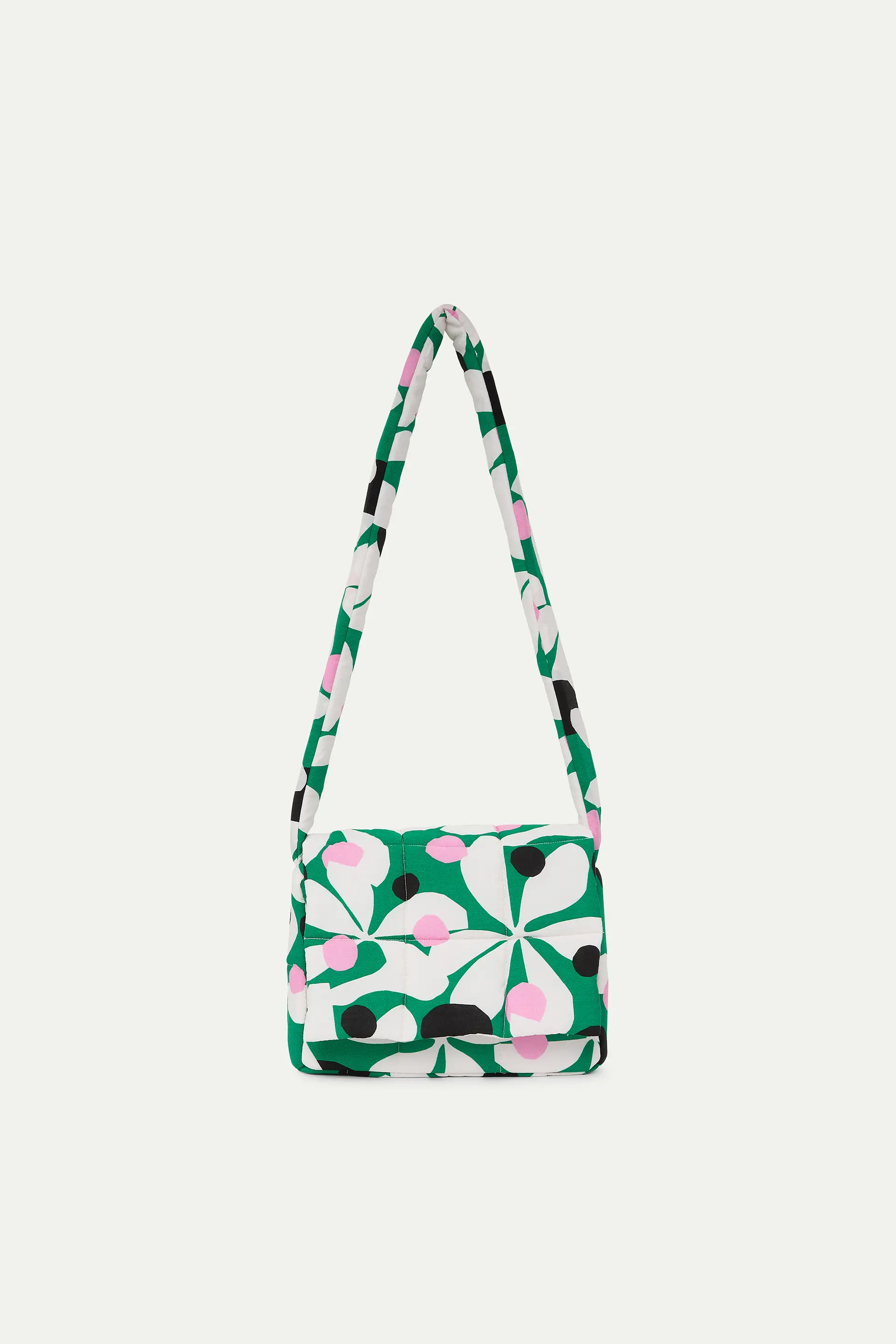 Bolso acolchado con estampado Hosta - Image 3