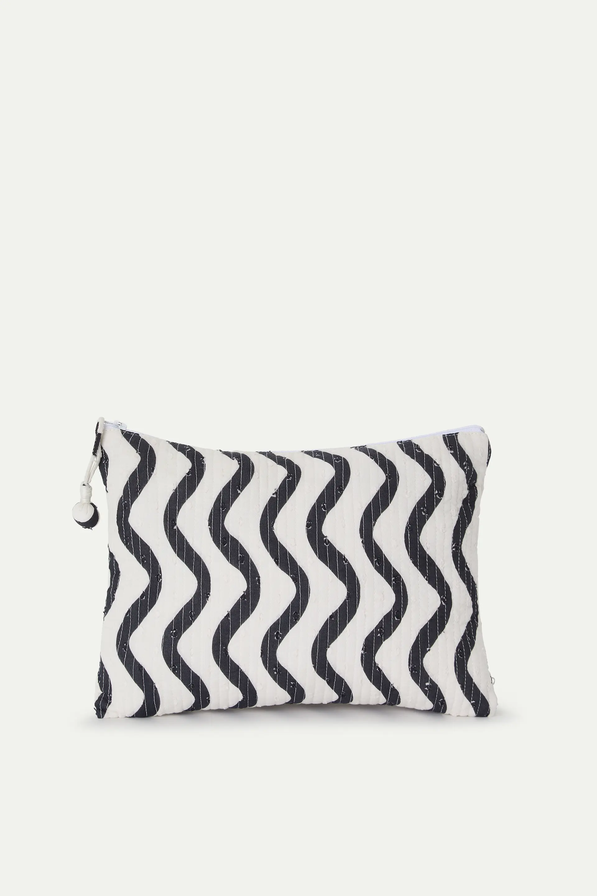 Bolso con estampado Wave Black & White - Image 2