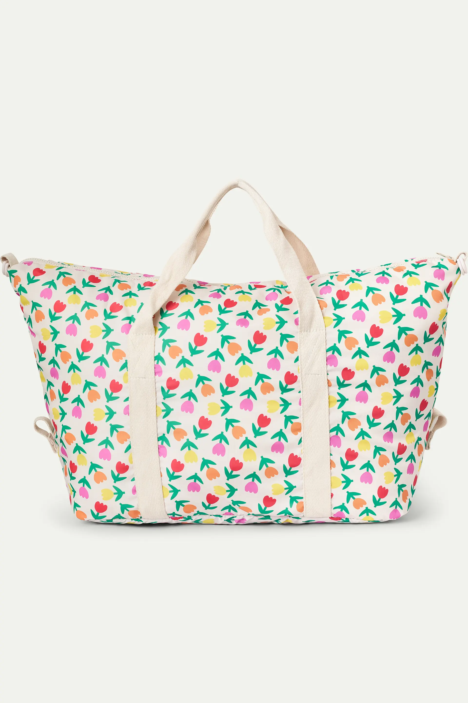 Bolso deportivo con estampado Multicolor Tulips - Image 2