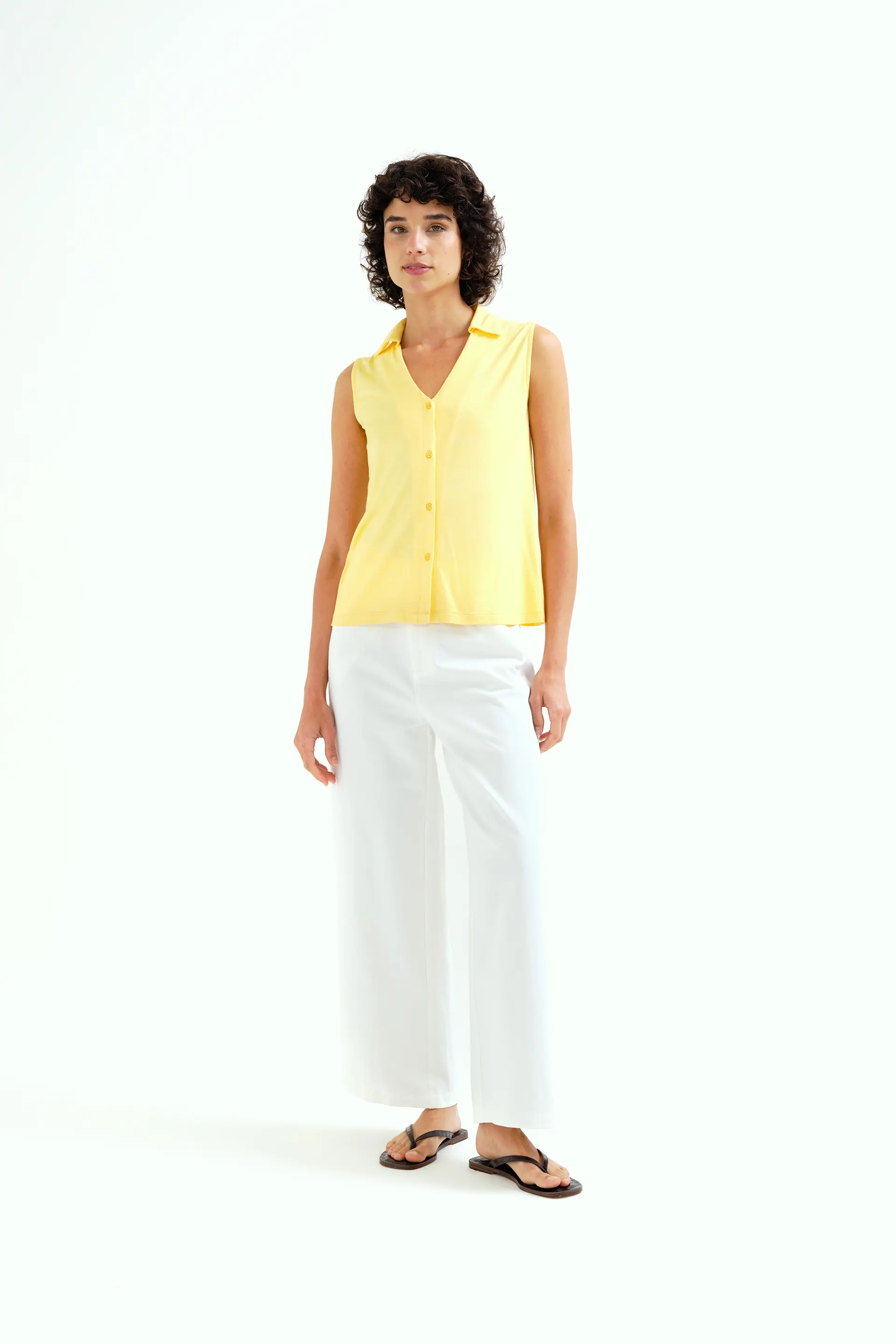 Camisa básica amarillo - Image 5