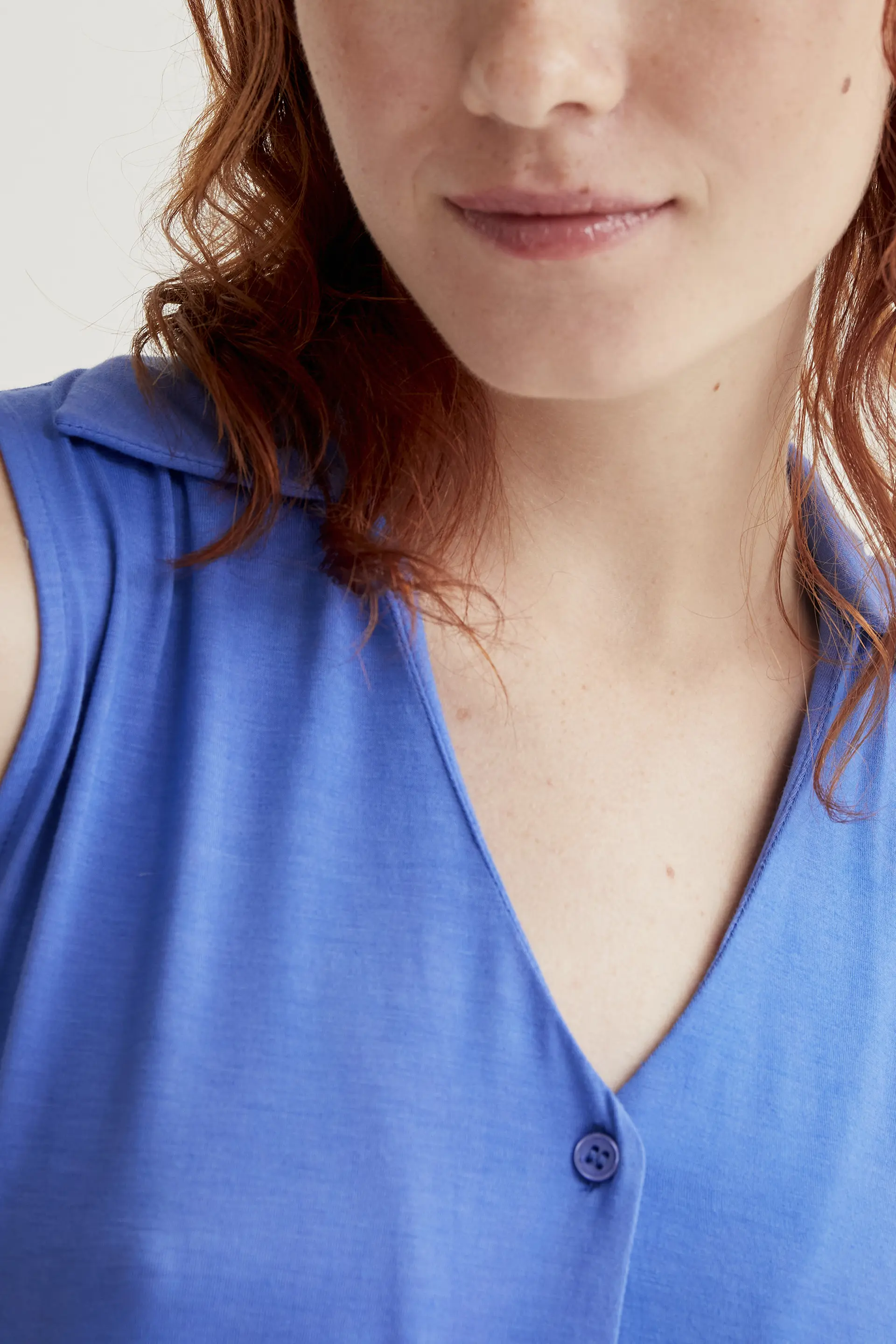 Camisa básica azul - Image 4