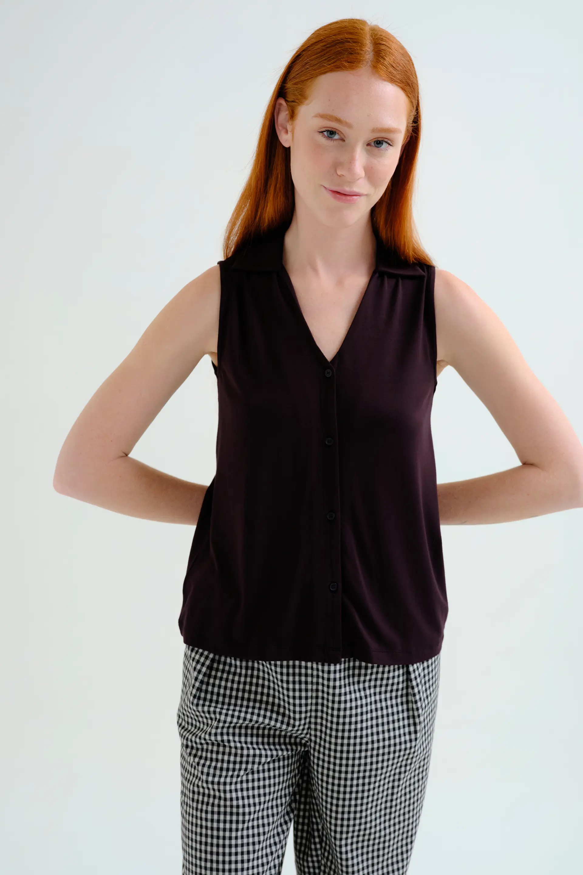 Camisa básica negro