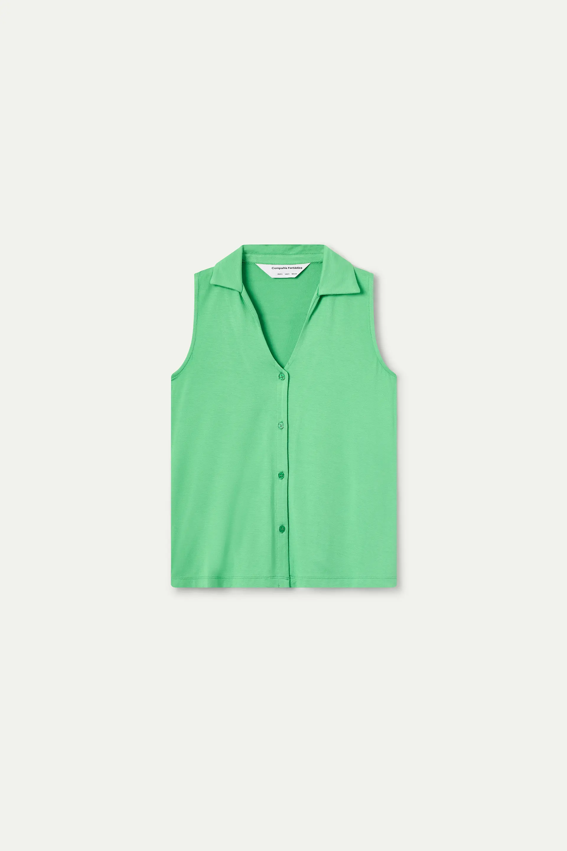 Camisa básica verde - Image 2