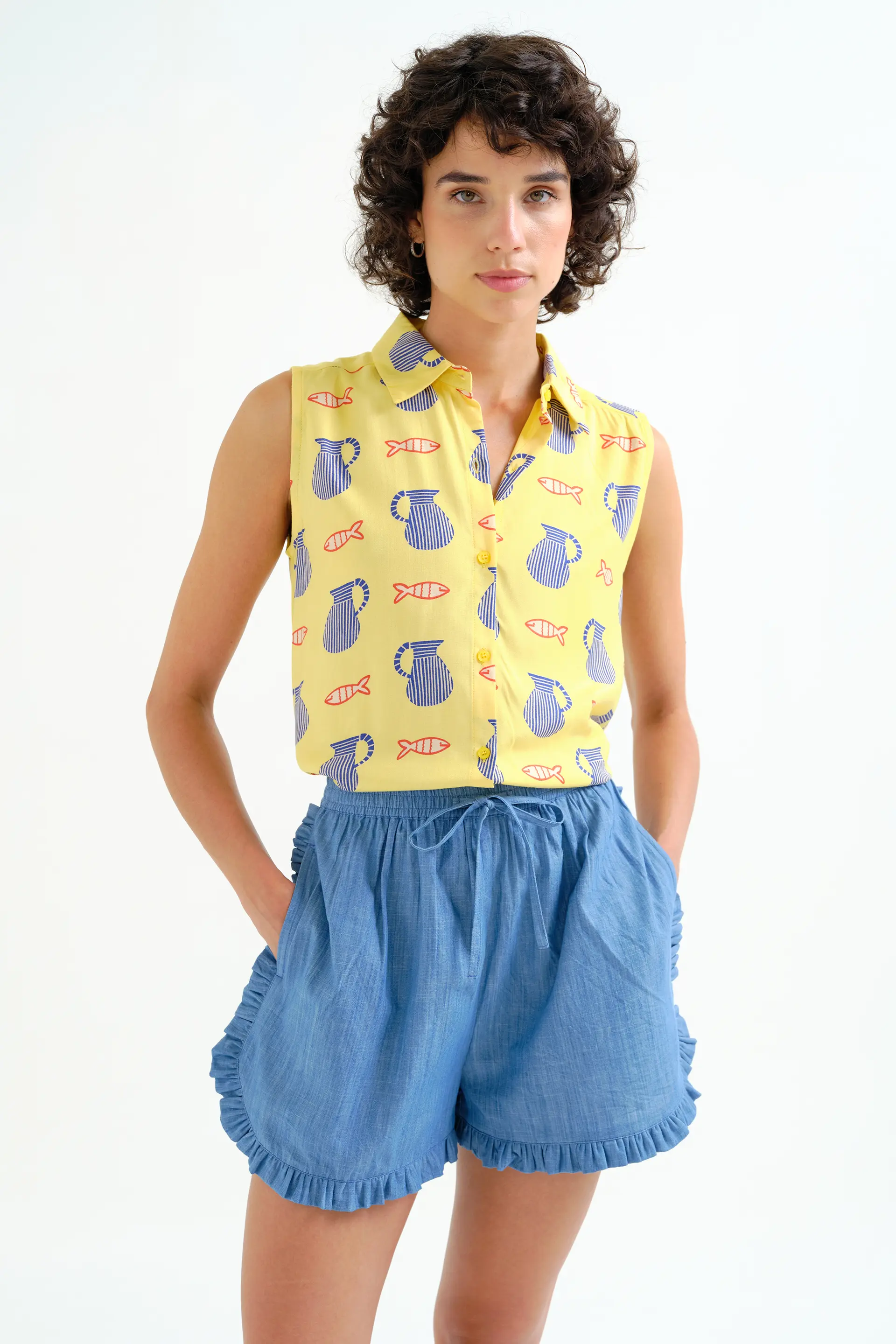 Camisa con estampado Brava