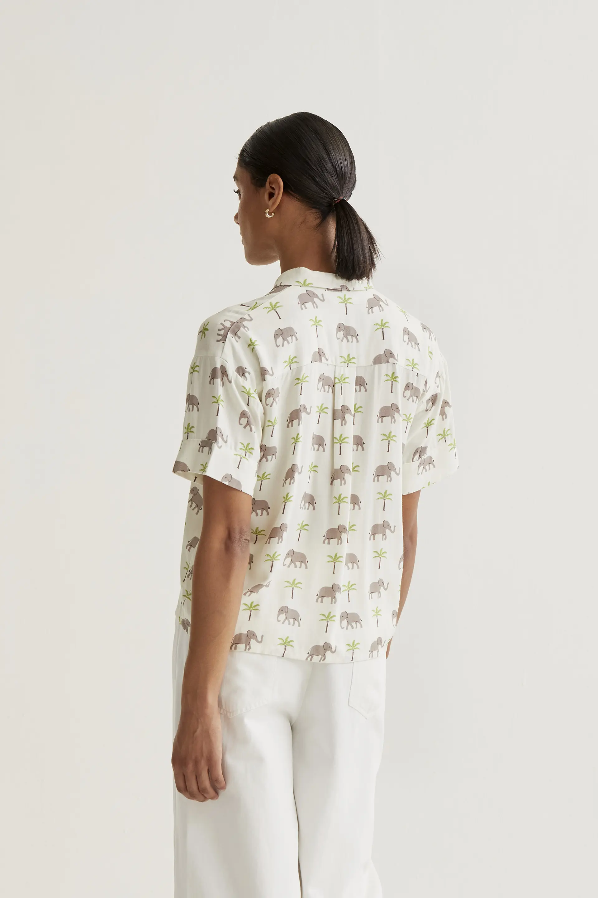 Camisa con estampado Elefante LENZING™ ECOVERO™ - Image 3