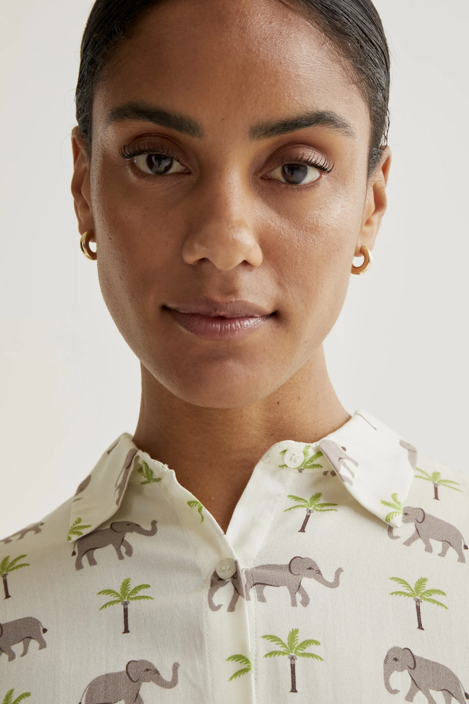 Camisa con estampado Elefante LENZING™ ECOVERO™ - Image 4