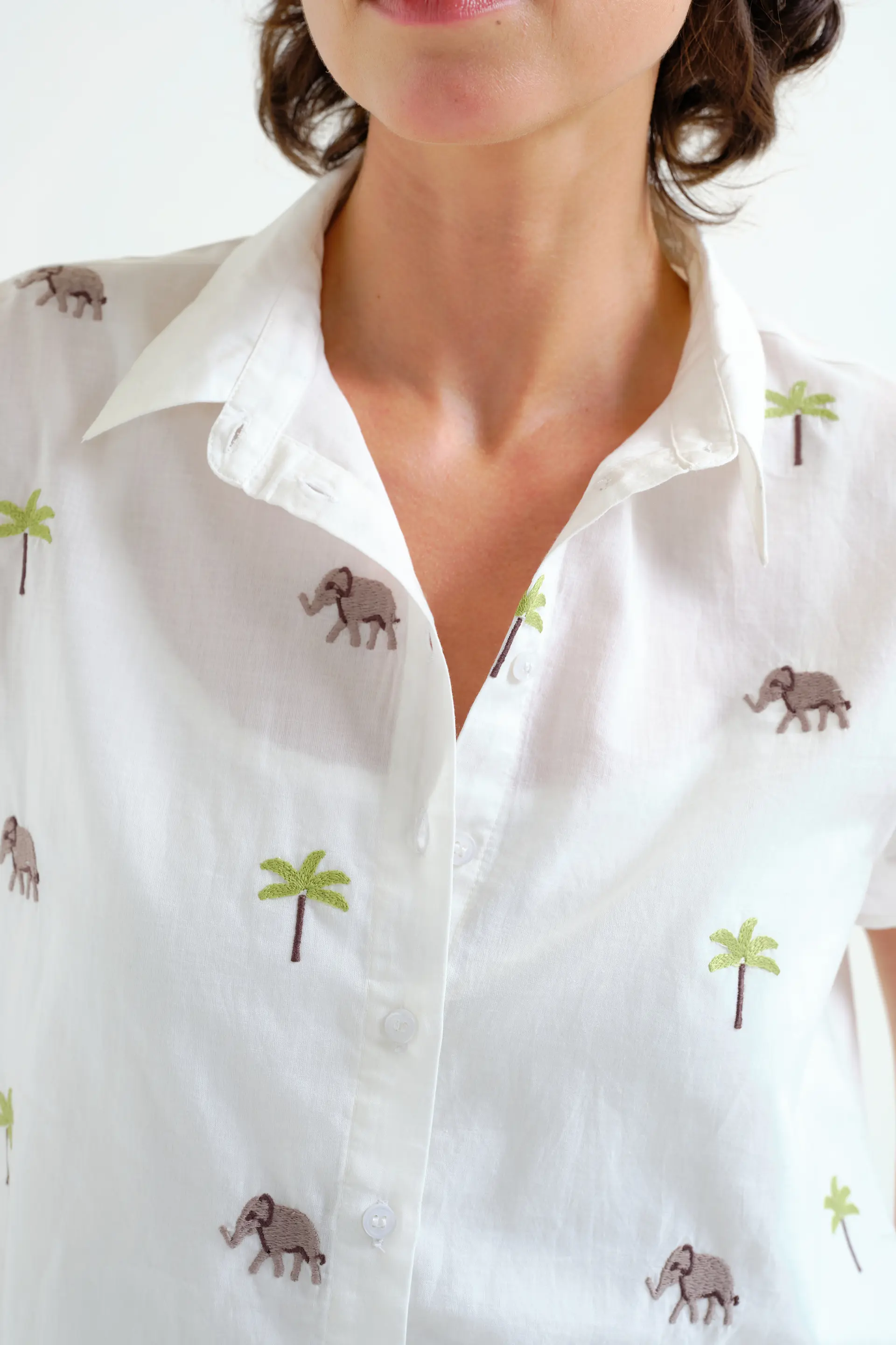 Camisa con estampado Elefante y Palmera - Image 4