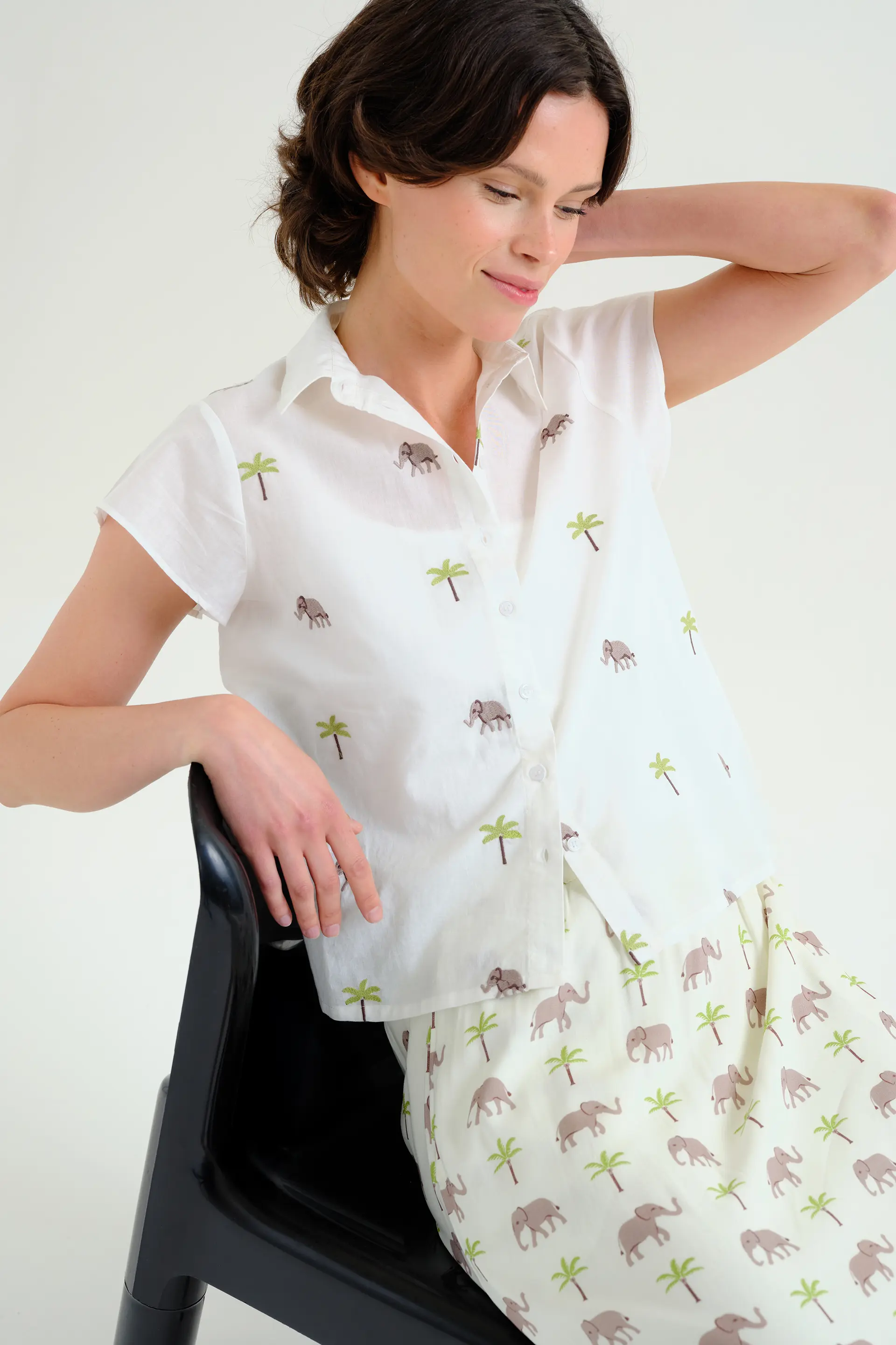 Camisa con estampado Elefante y Palmera - Image 6