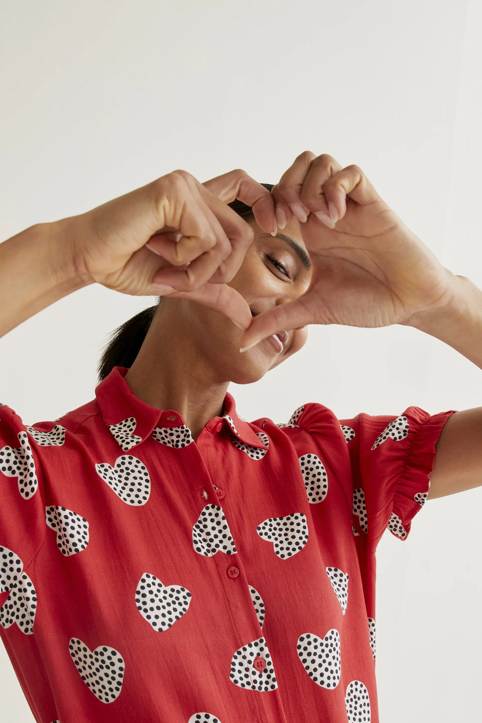 Camisa con estampado Harmony Red - Image 6