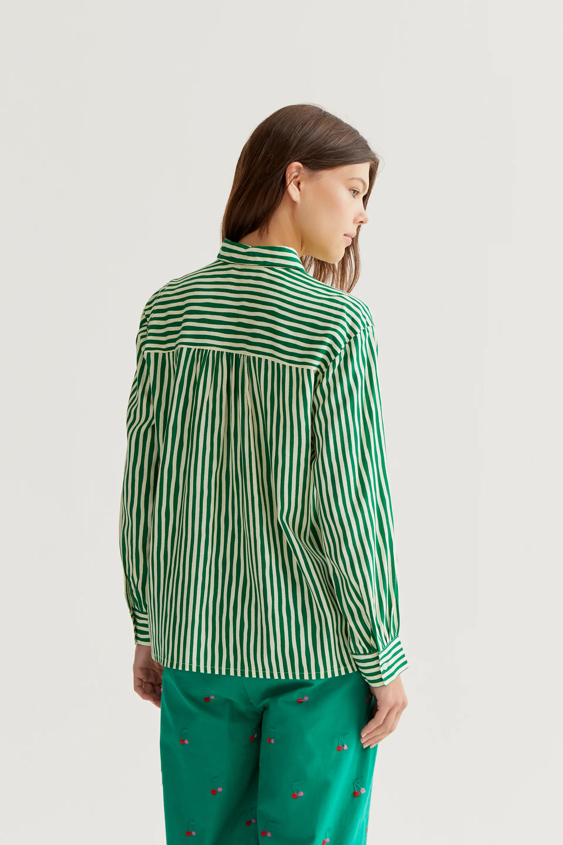 Camisa con estampado Lavagna Green - Image 3