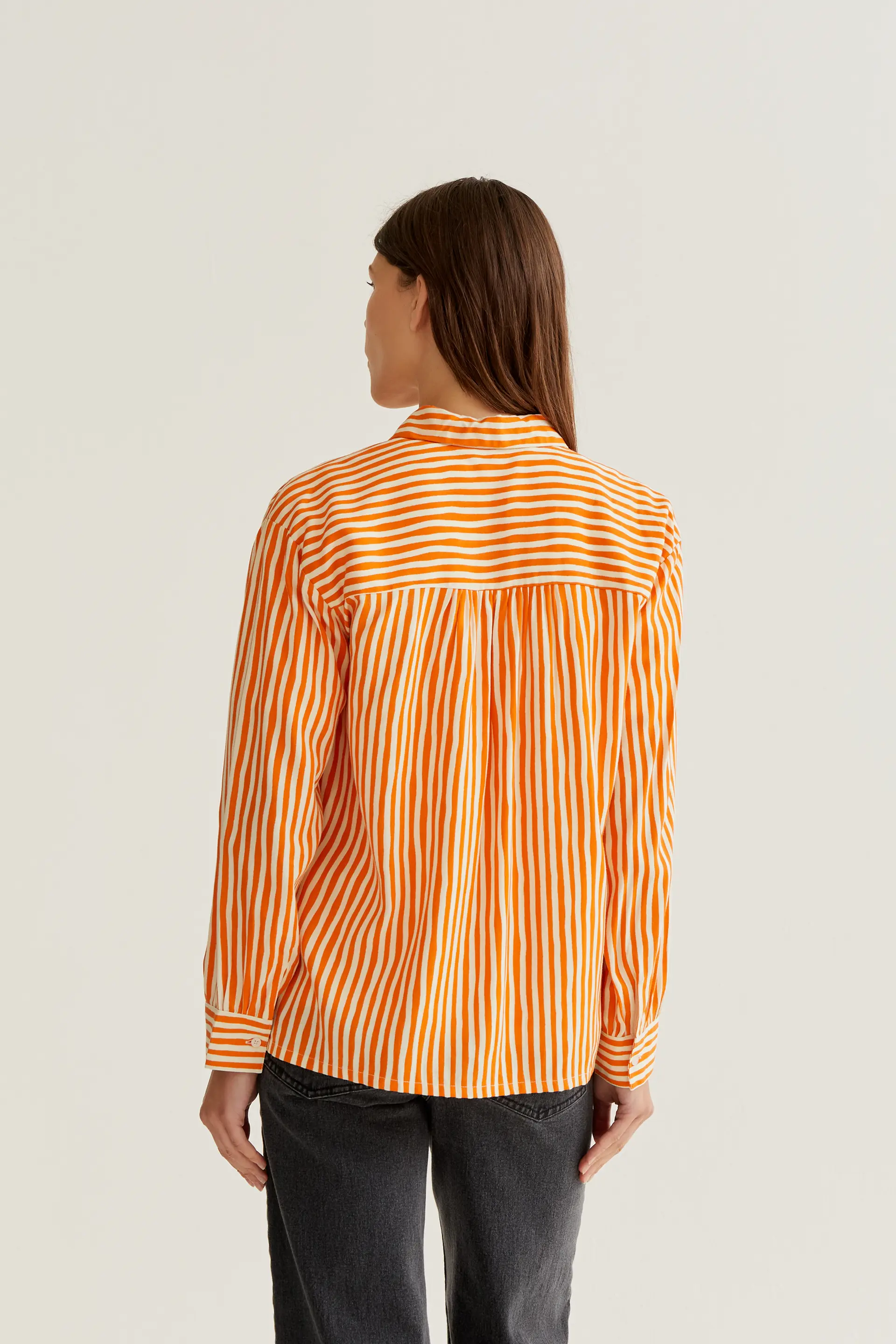 Camisa con estampado Lavagna Orange - Image 3