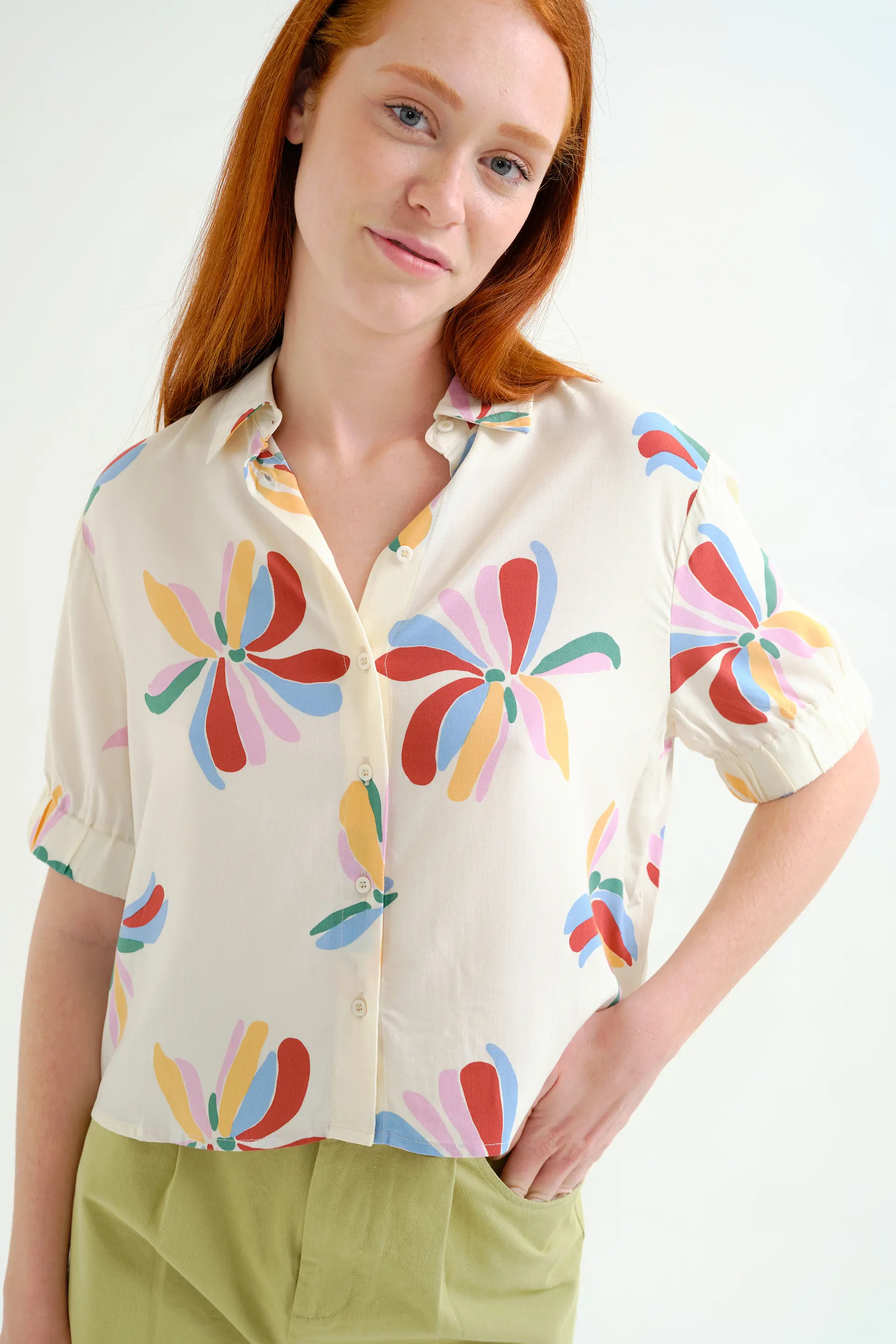 Camisa con estampado Monarda - Image 6