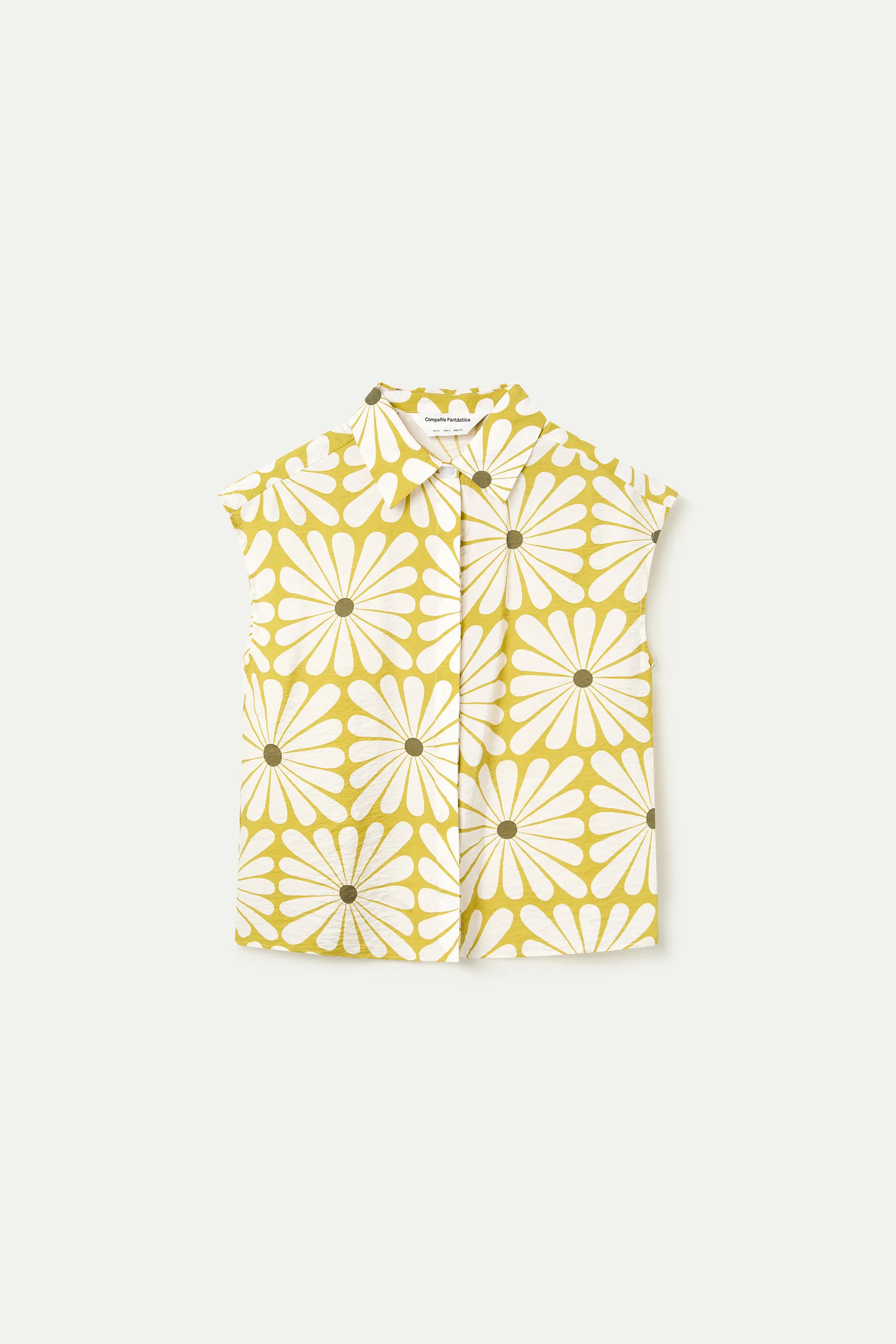 Camisa con estampado Olive Flower - Image 2