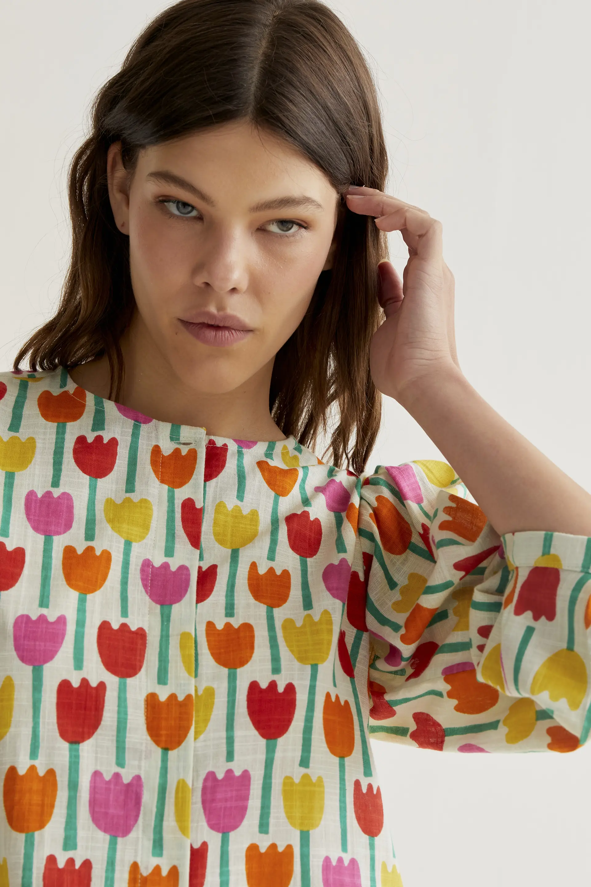 Camisa con estampado Tulipa - Image 5