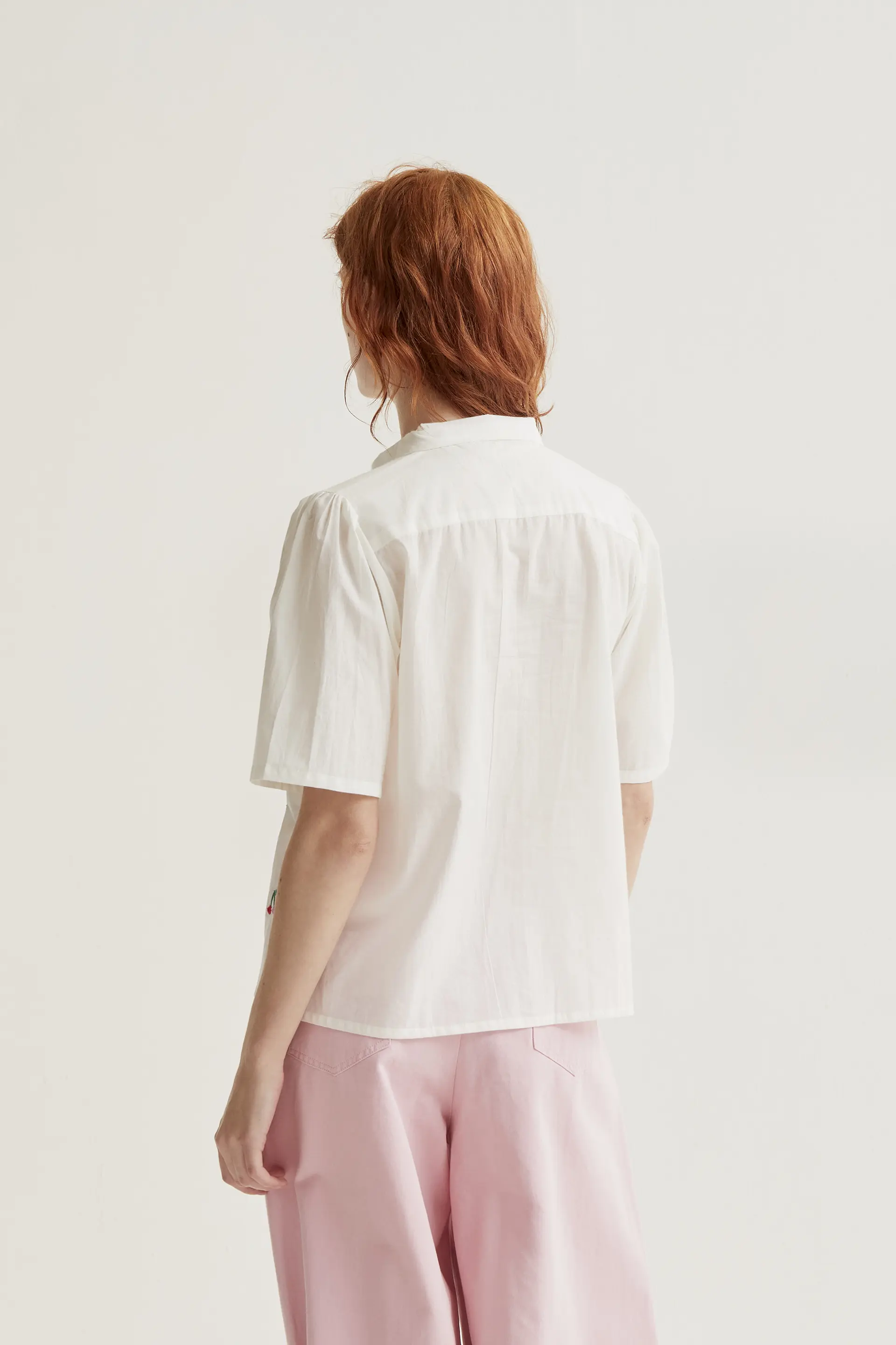 Camisa con estampado White Cherries - Image 3