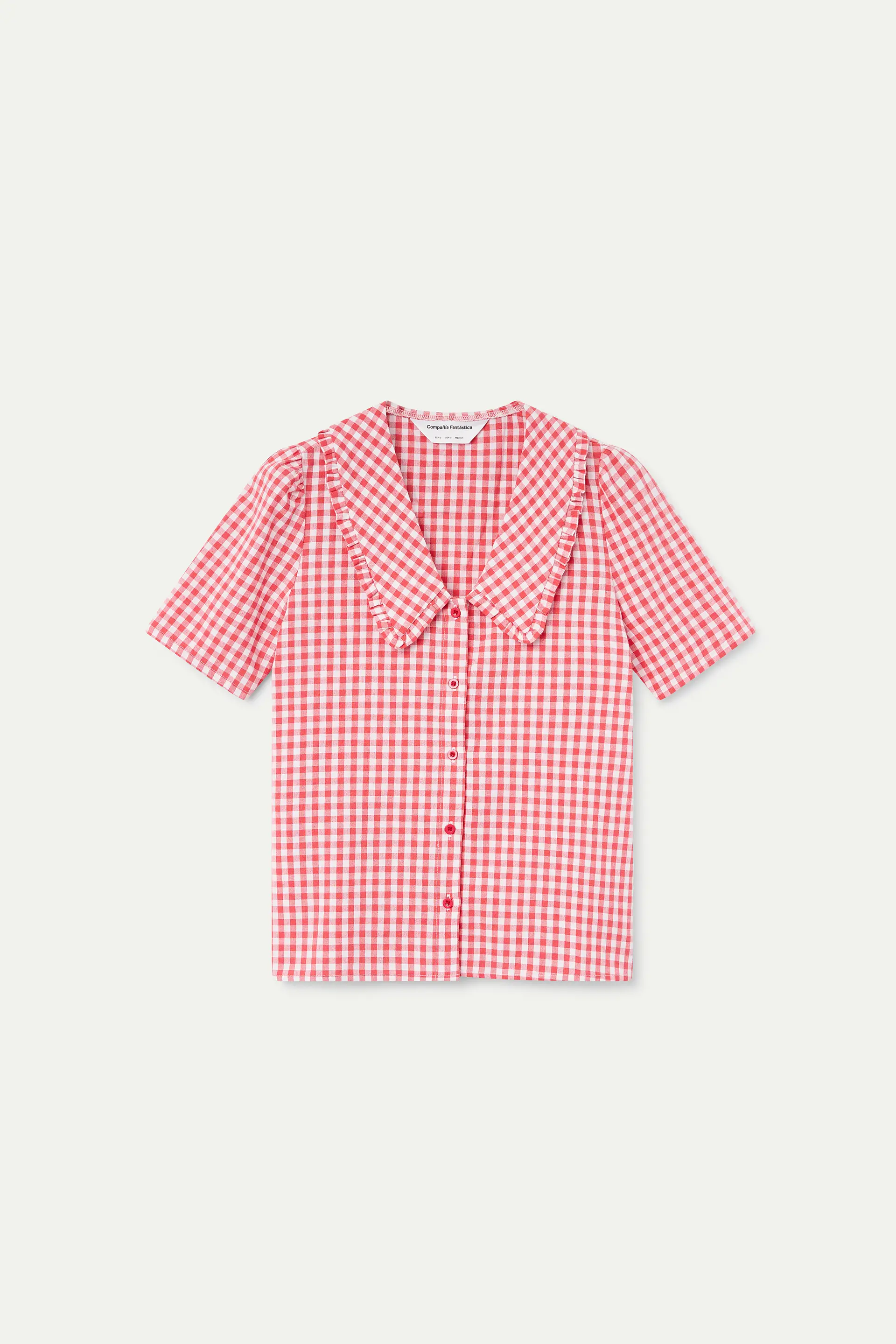 Camisa cuadros vichy rojo - Image 2