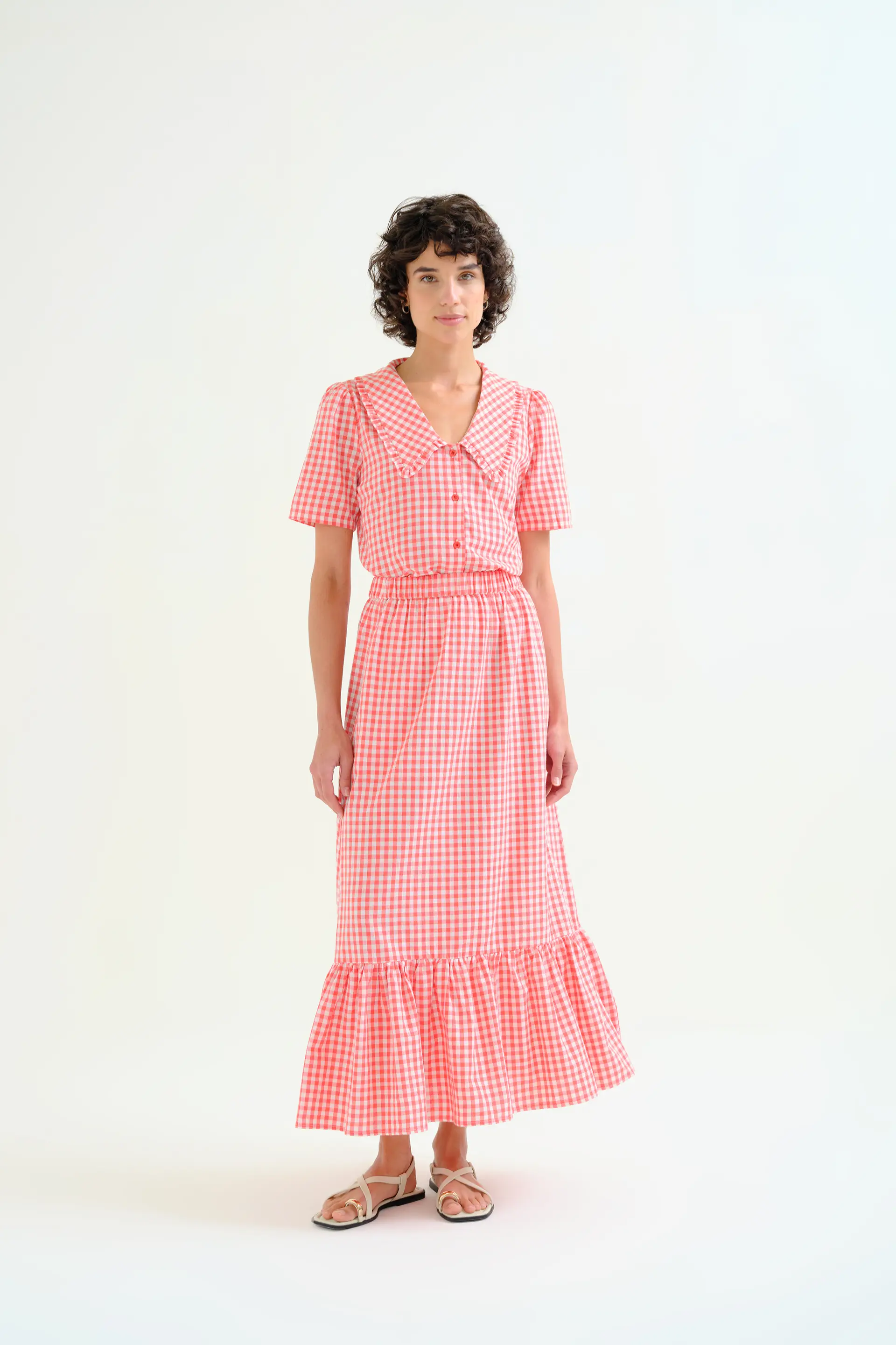 Camisa cuadros vichy rojo - Image 5