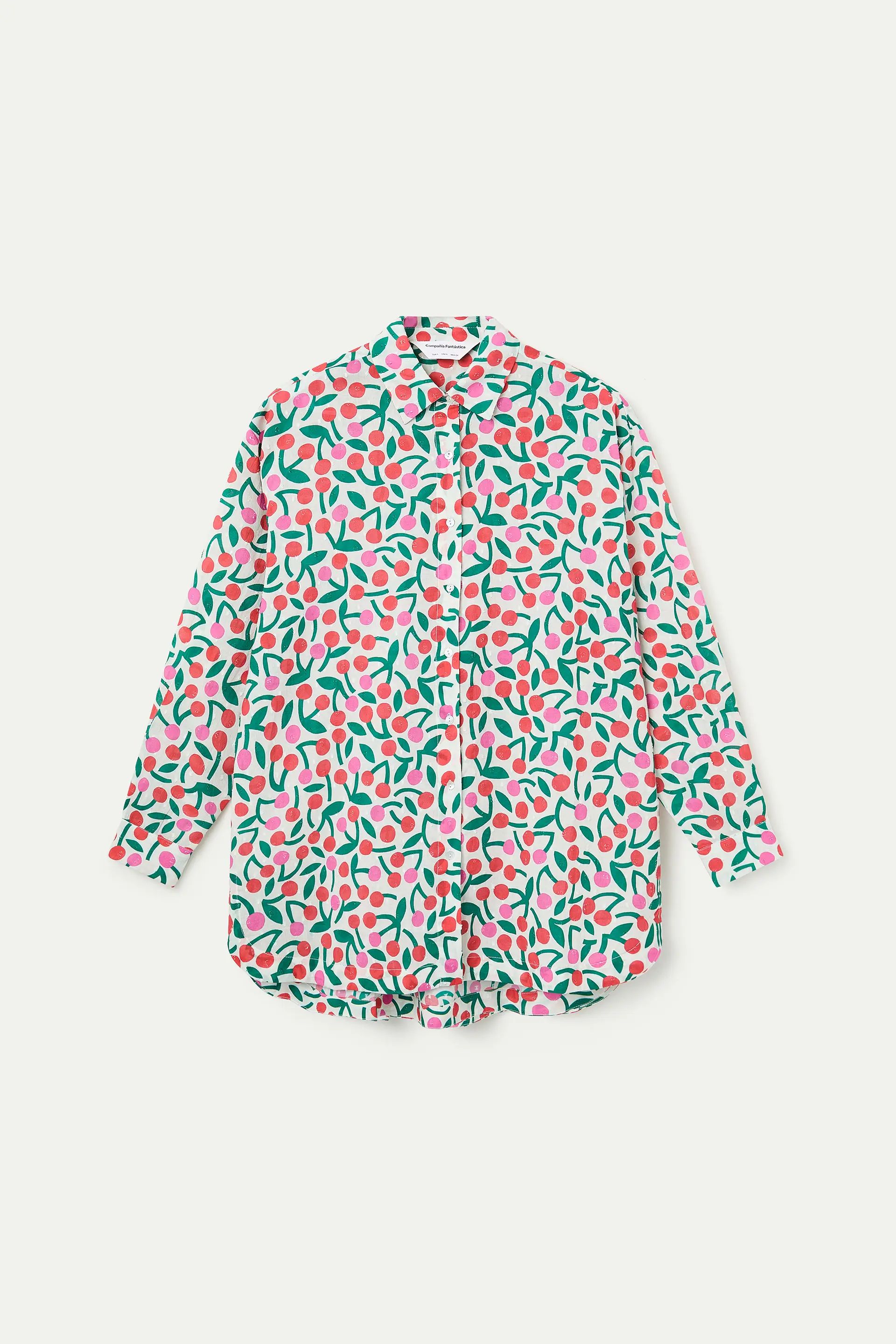 Camisa playera con estampado Guinda - Image 2