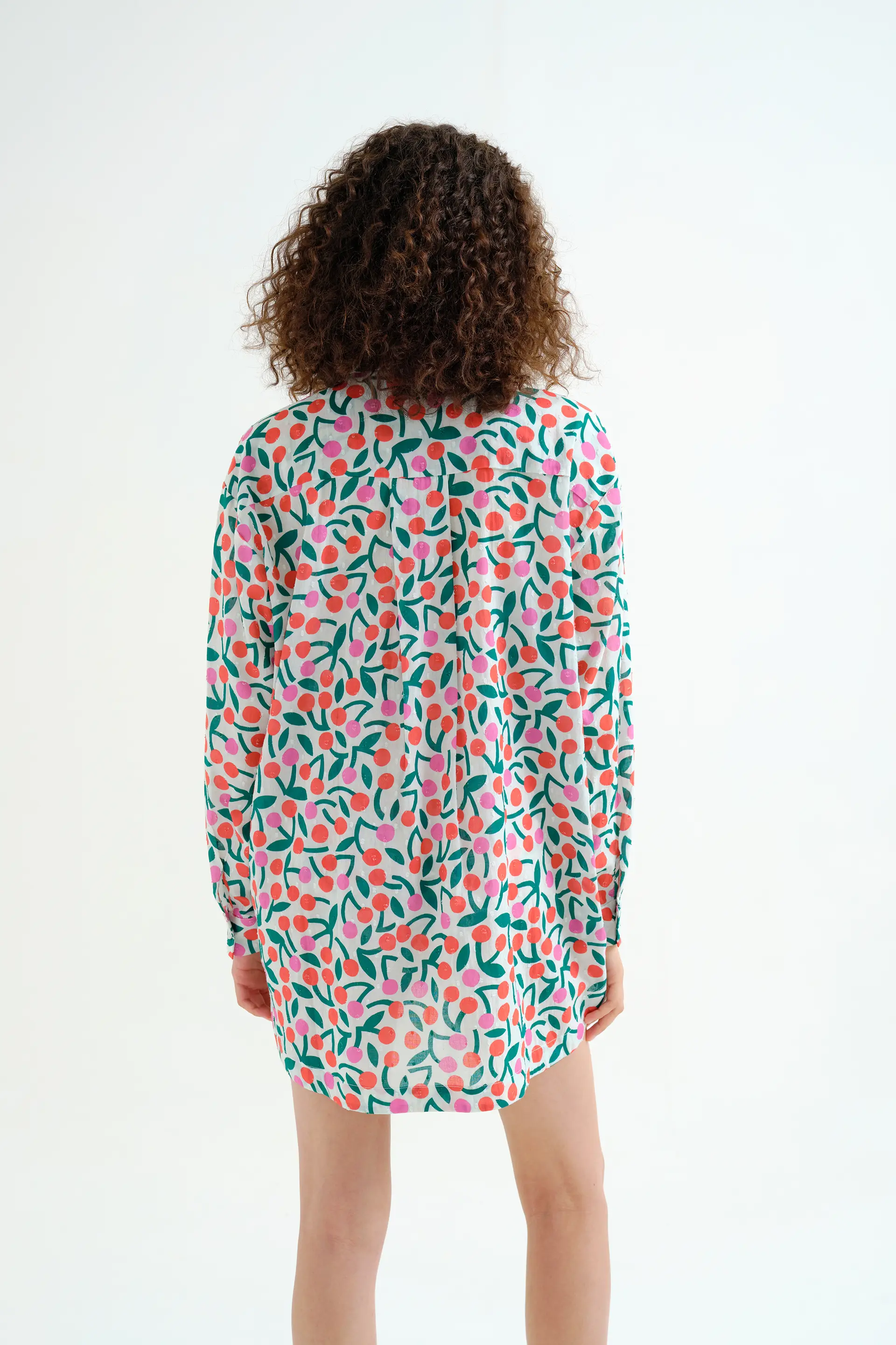 Camisa playera con estampado Guinda - Image 3