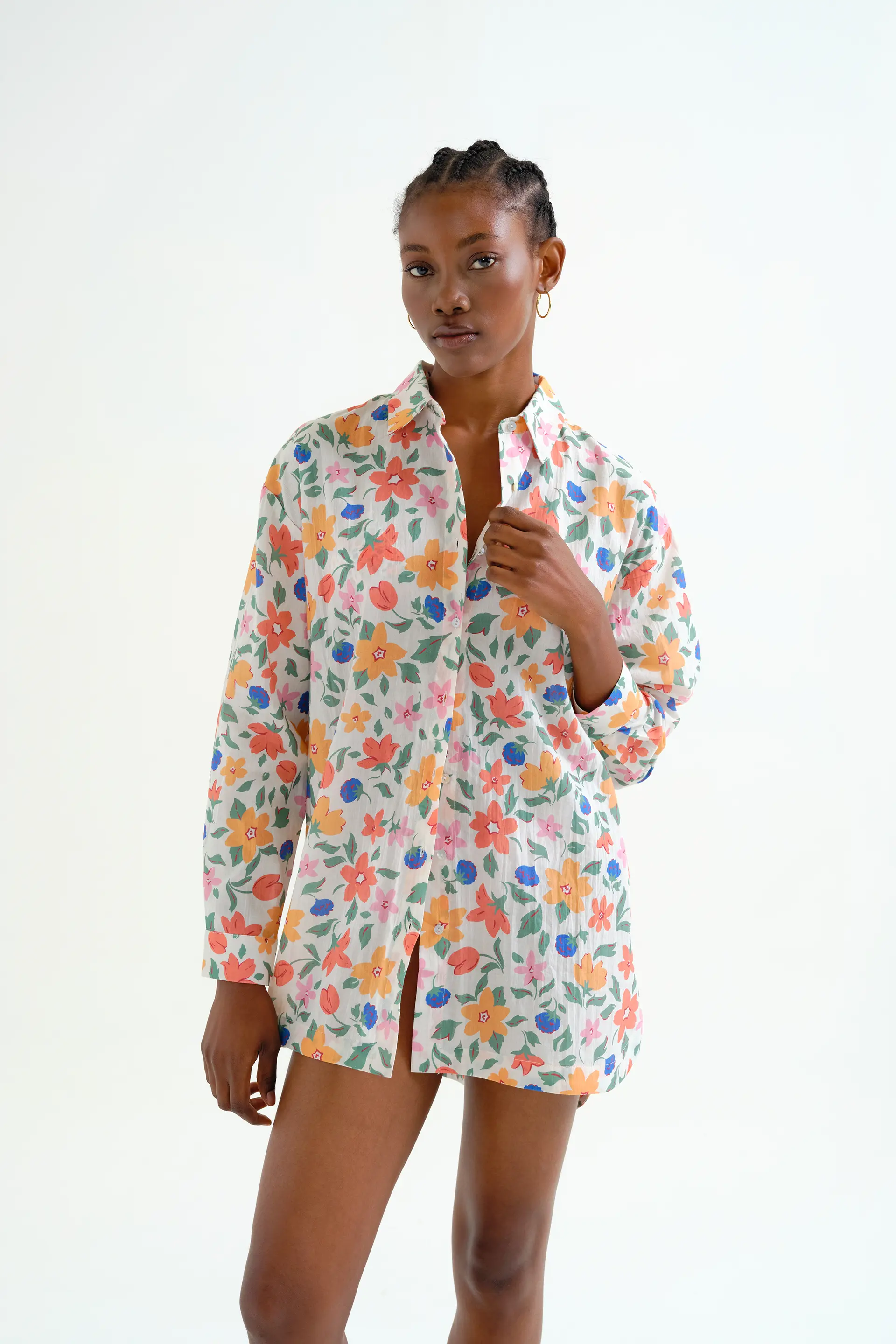 Camisa playera con estampado Lily Big