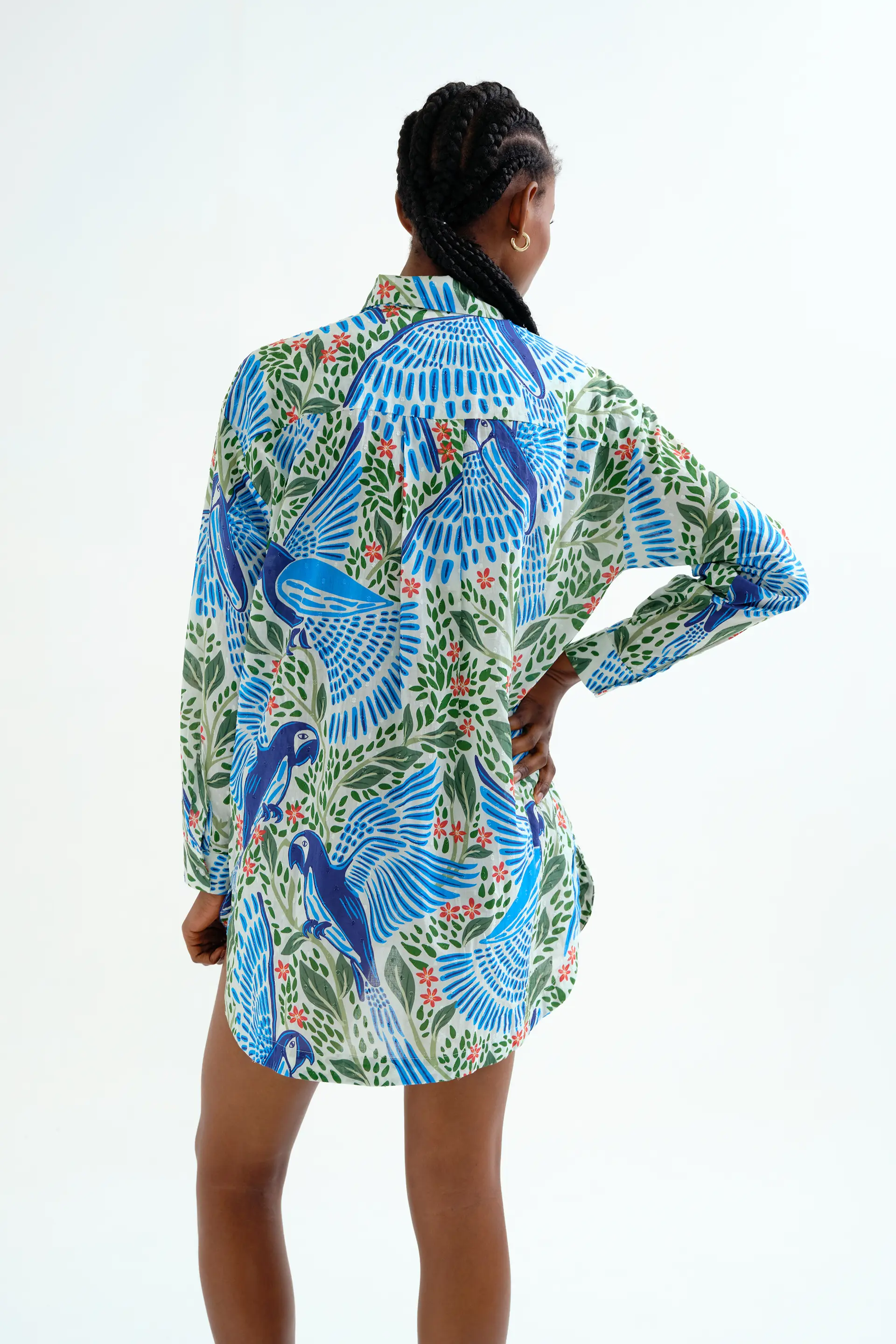 Camisa playera con estampado Parrot - Image 3