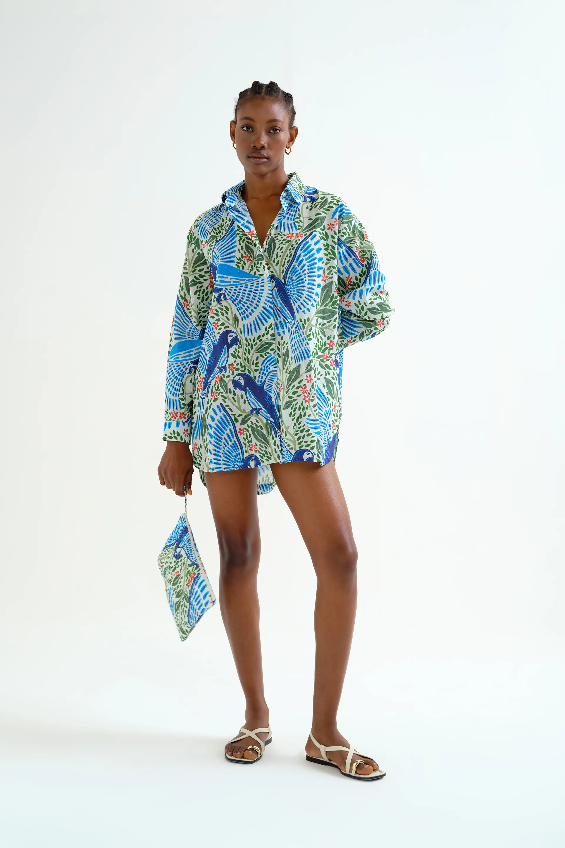 Camisa playera con estampado Parrot - Image 6