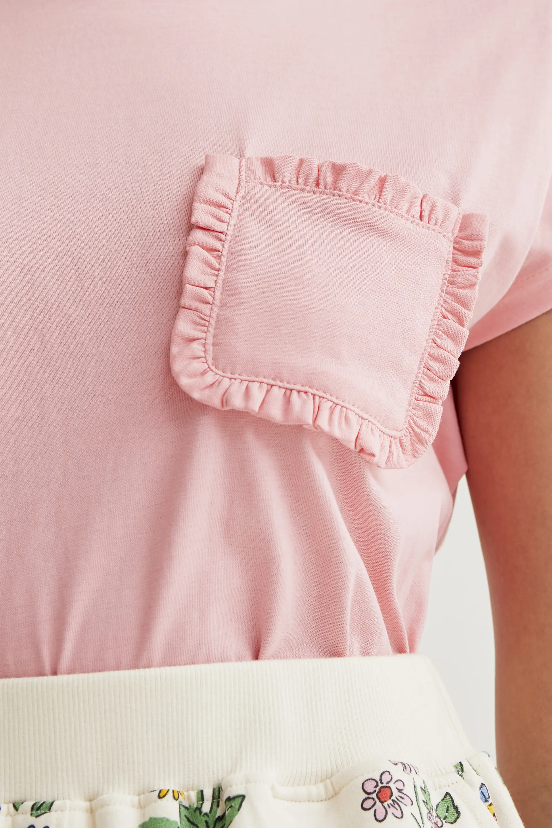 Camiseta  básica 100% algodón rosa - Image 4
