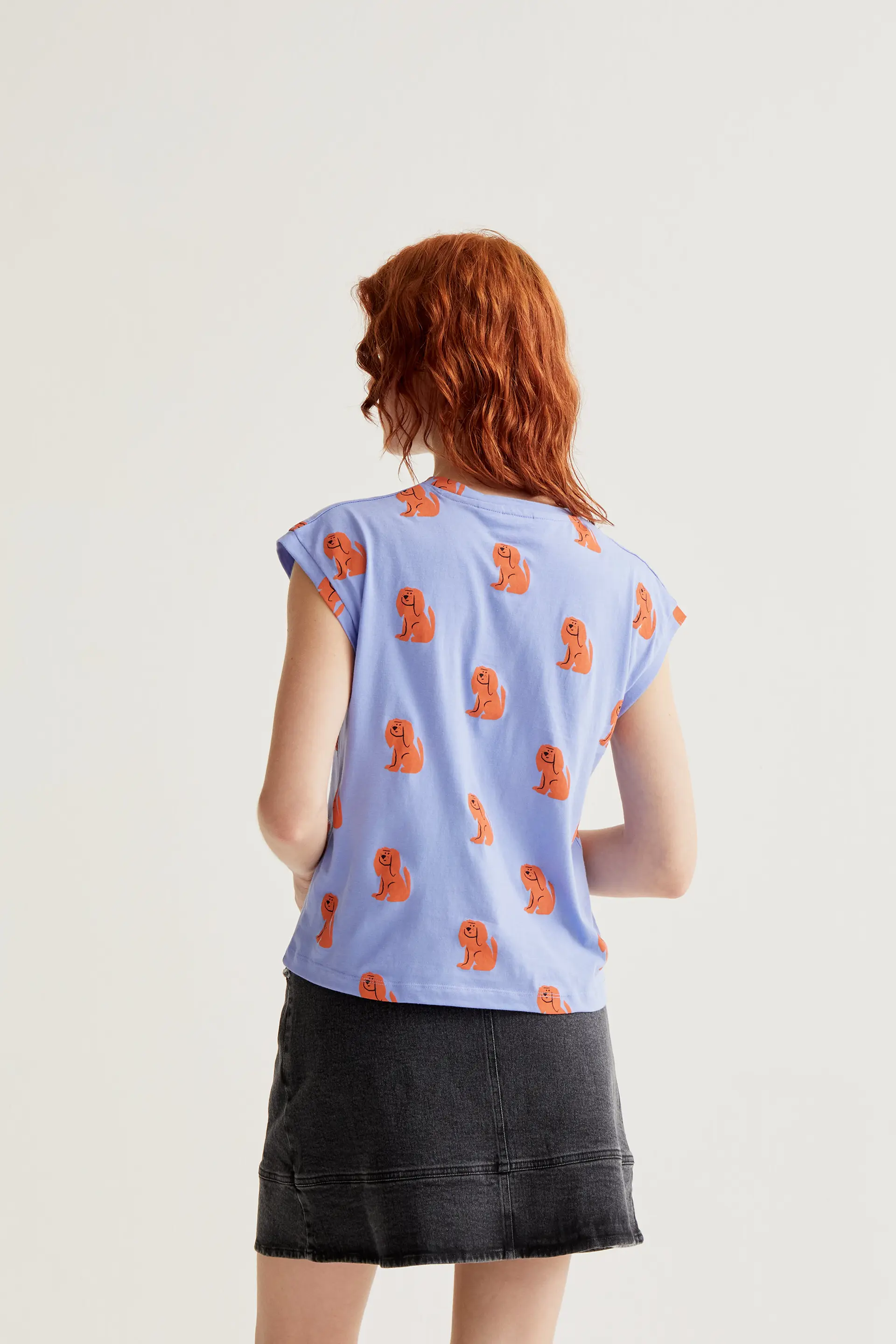 Camiseta con estampado Blue Dog - Image 3