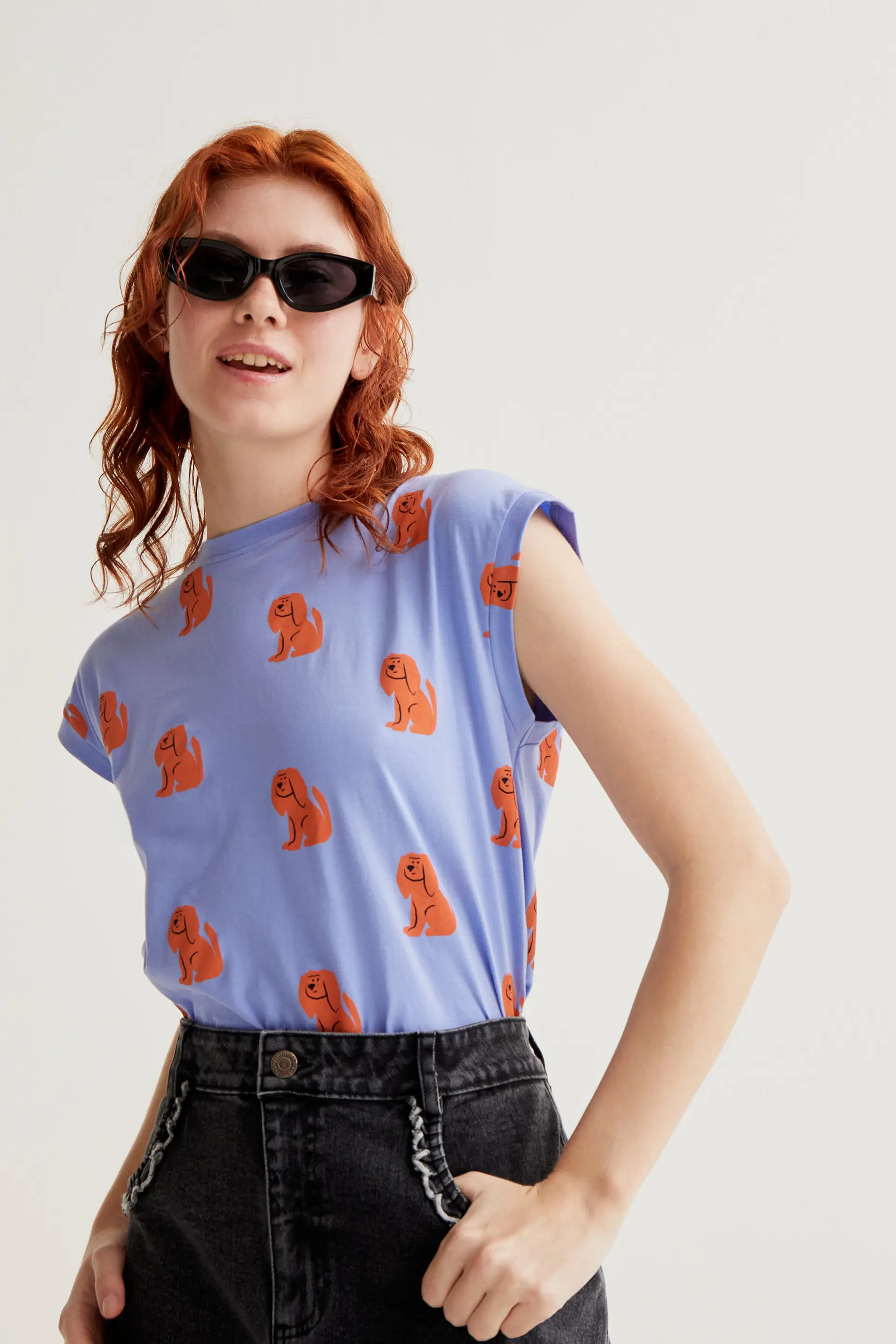 Camiseta con estampado Blue Dog - Image 6