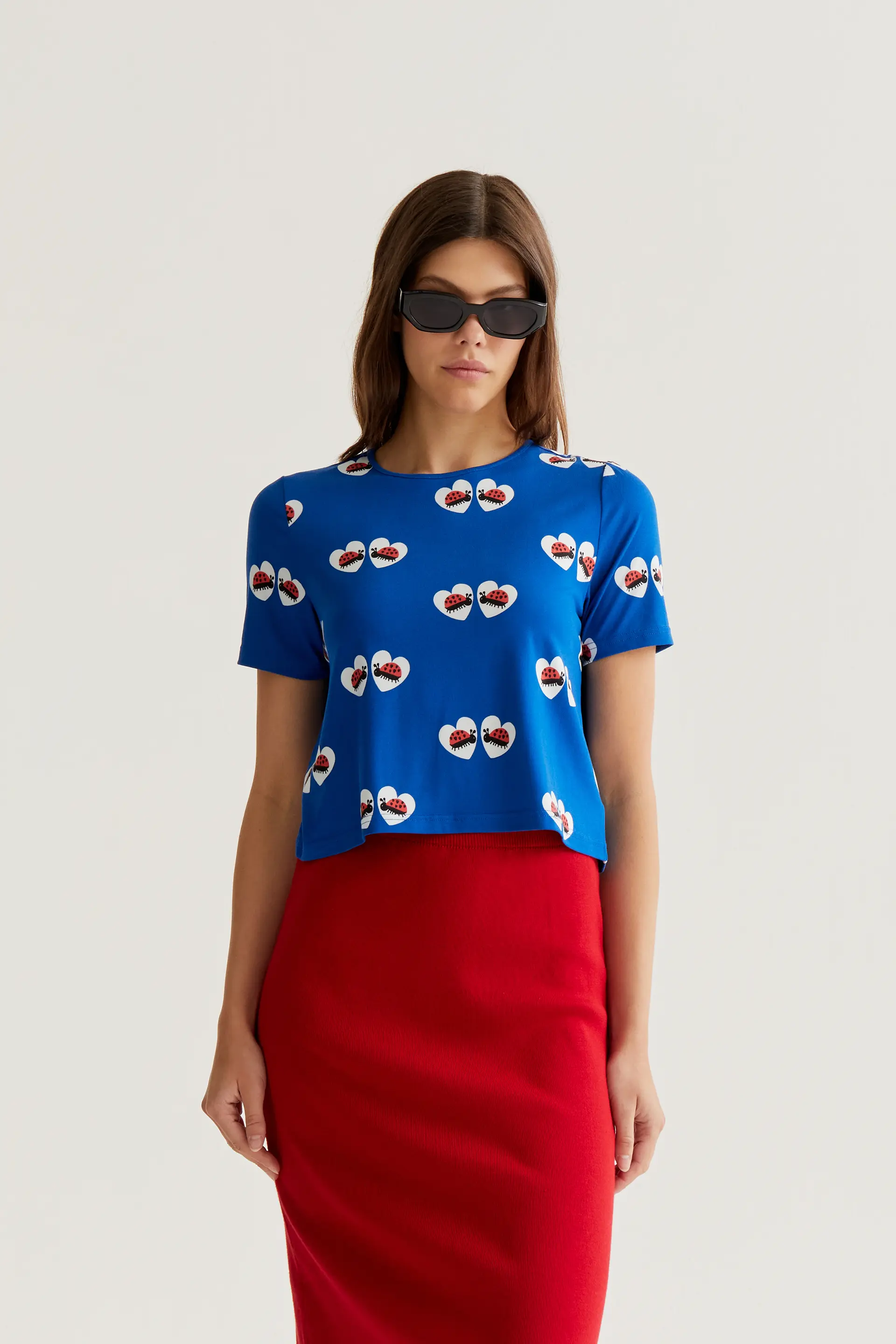 Camiseta con estampado Coccinella