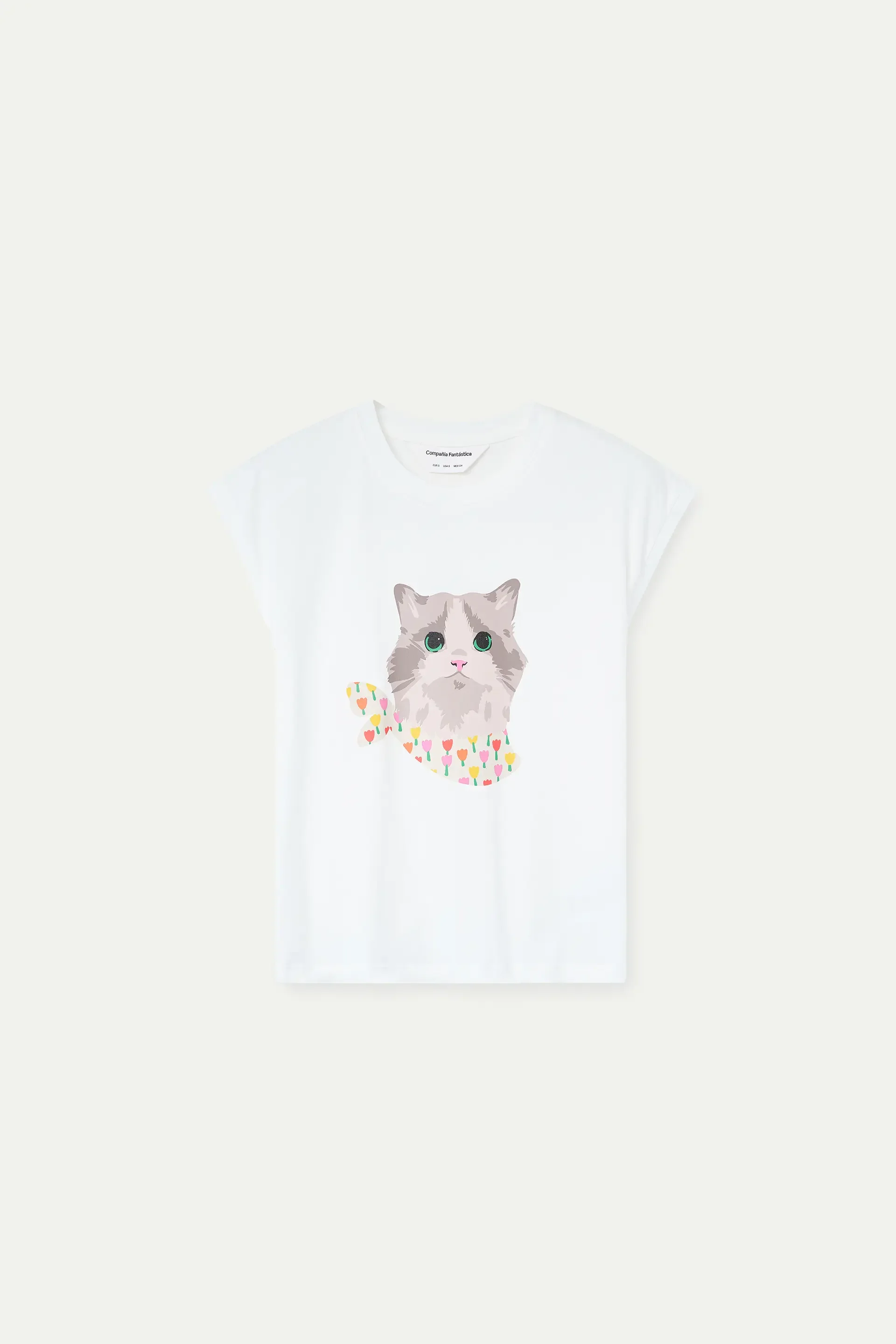 Camiseta con estampado de Gatito - Image 2