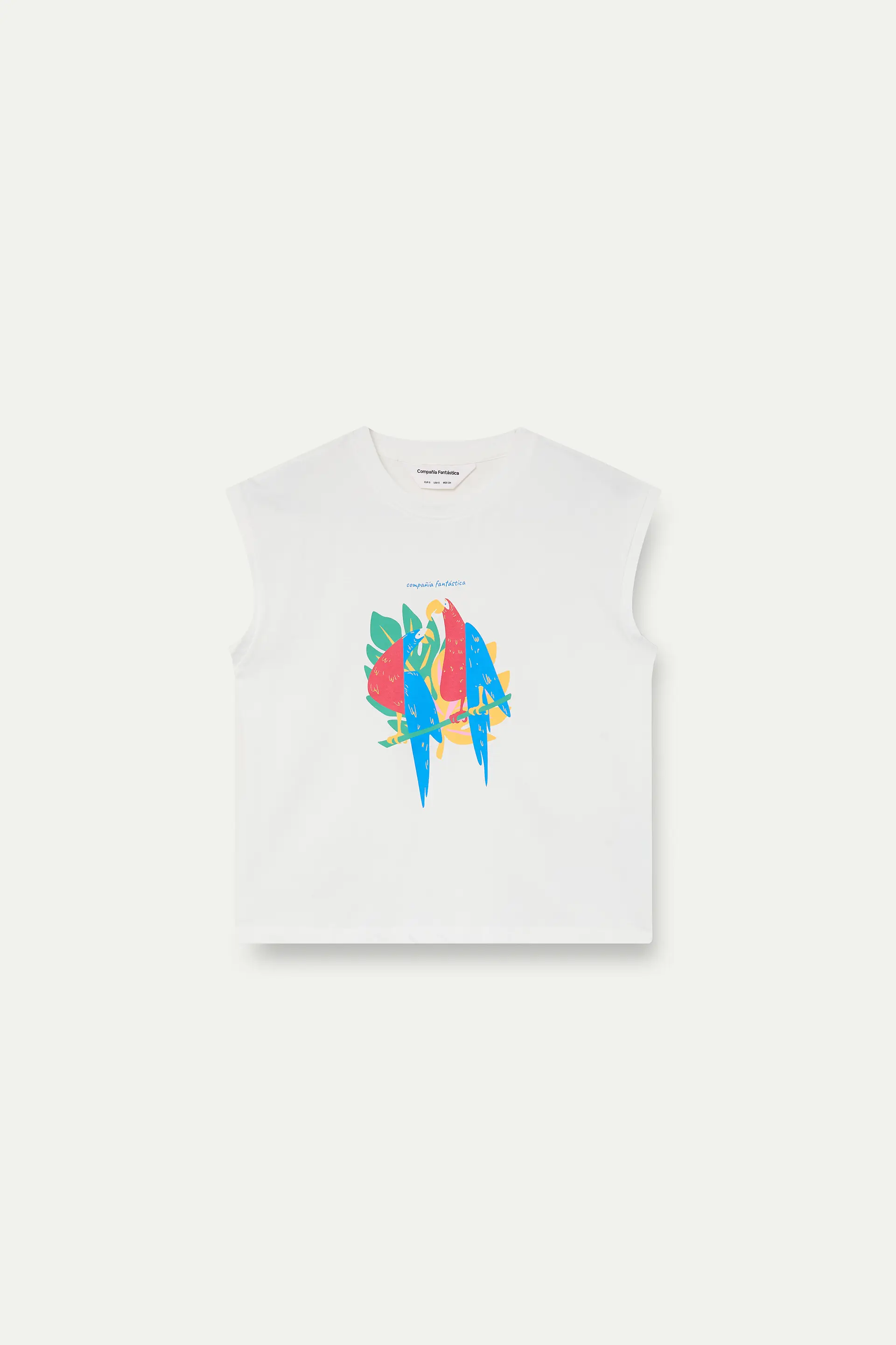 Camiseta con estampado de Guacamayas "Compañía Fantástica" - Image 2