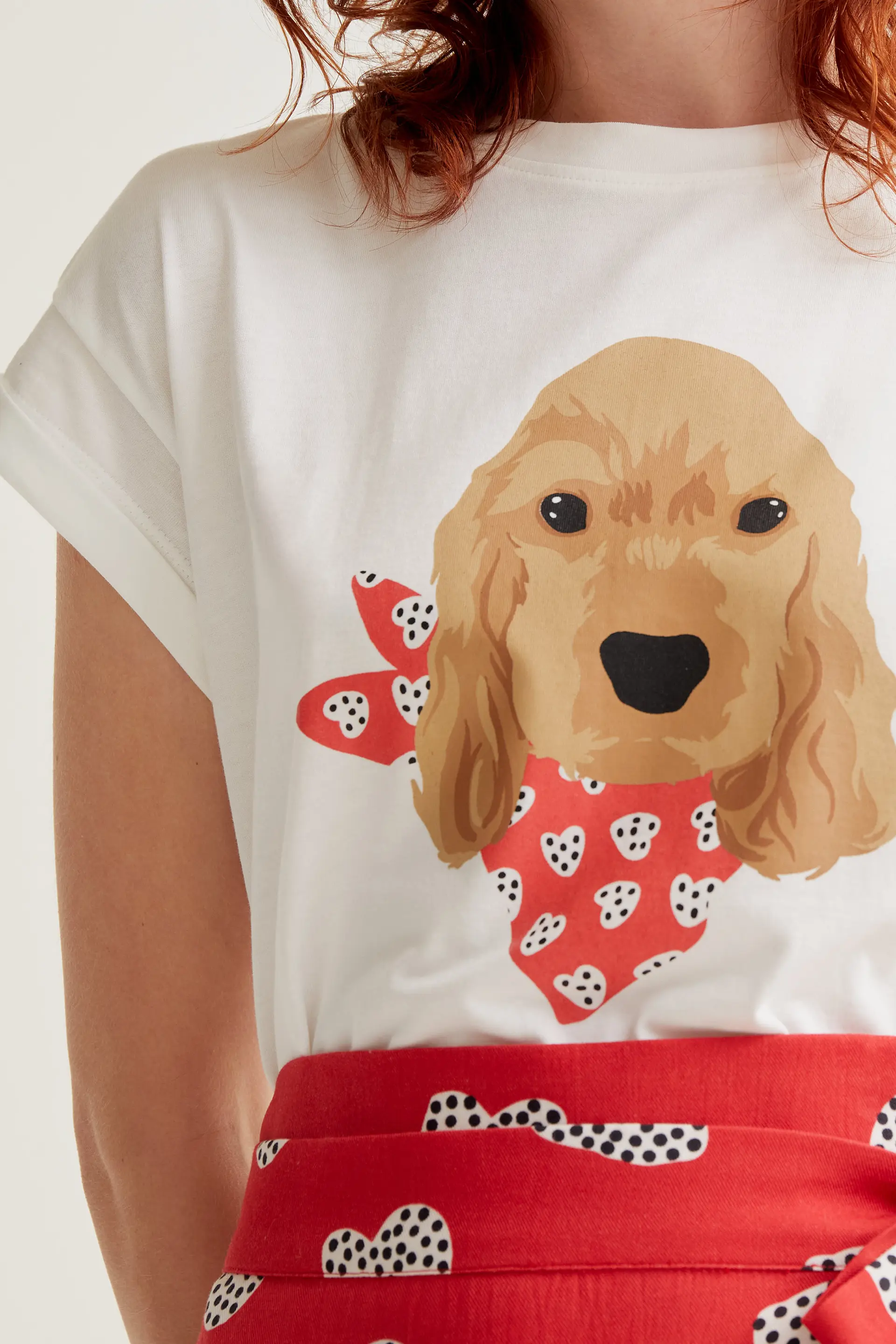 Camiseta con estampado de perrito Coker - Image 4