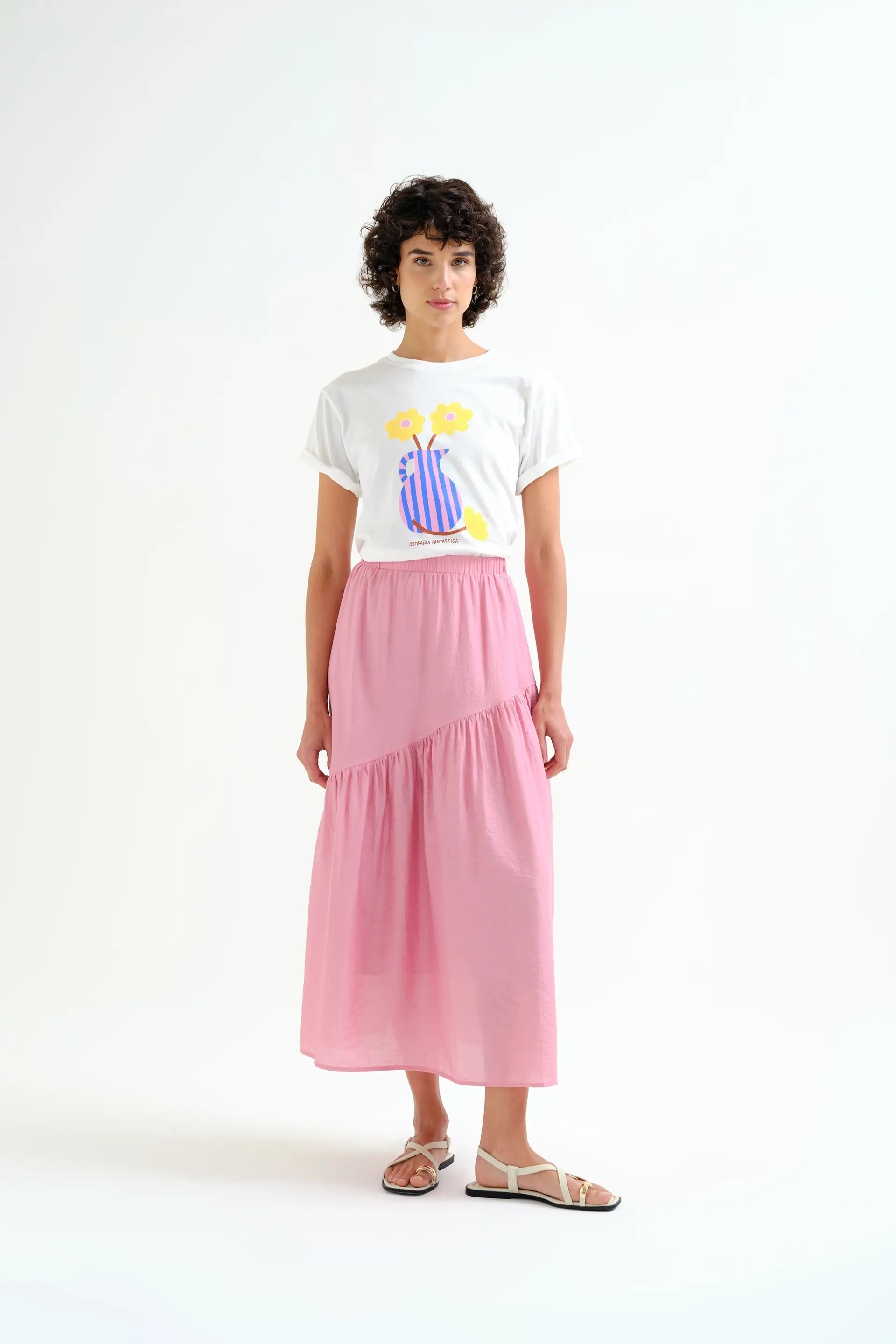 Camiseta con estampado jarrón "Compañía Fantástica" - Image 5
