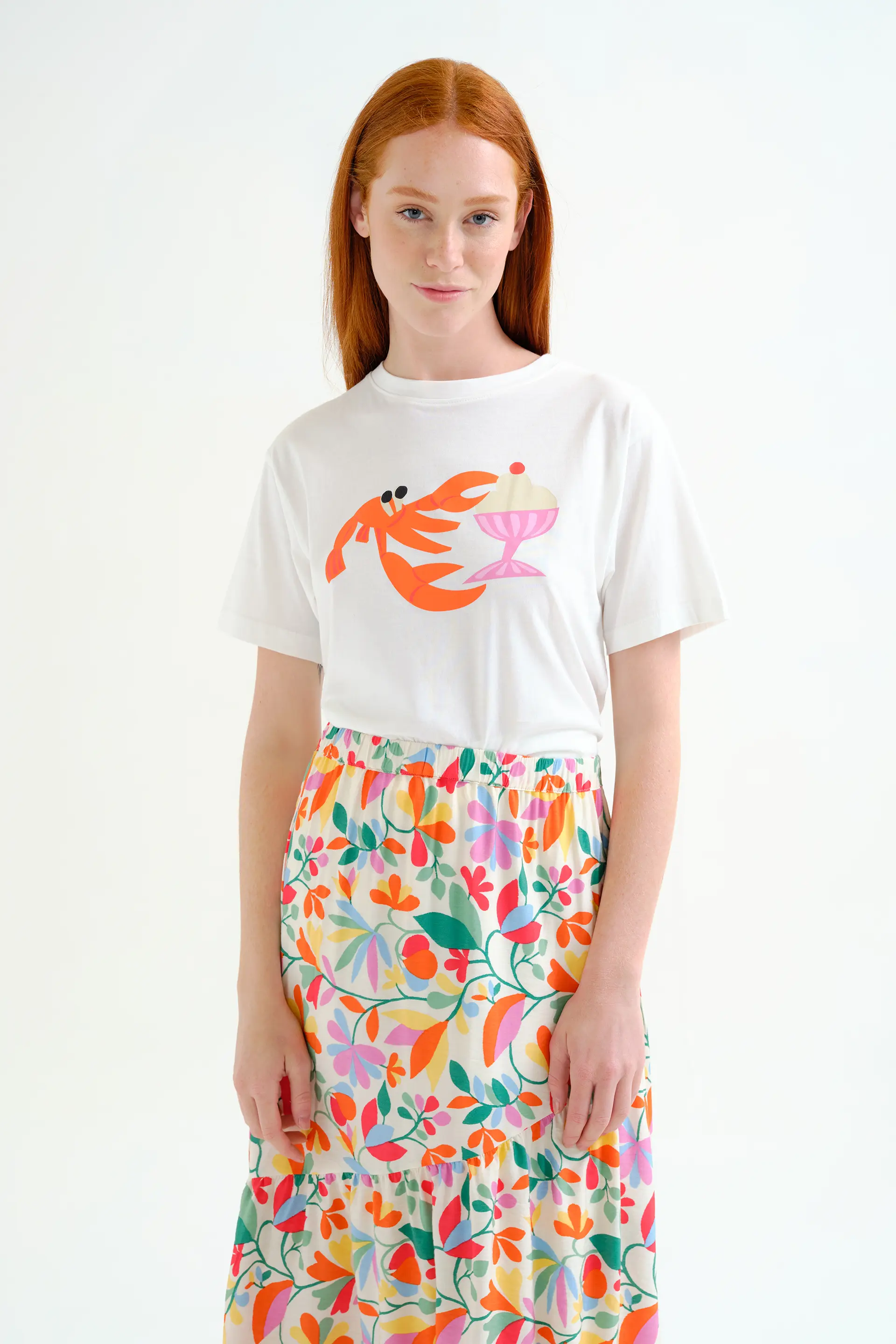 Camiseta con estampado Lagosta