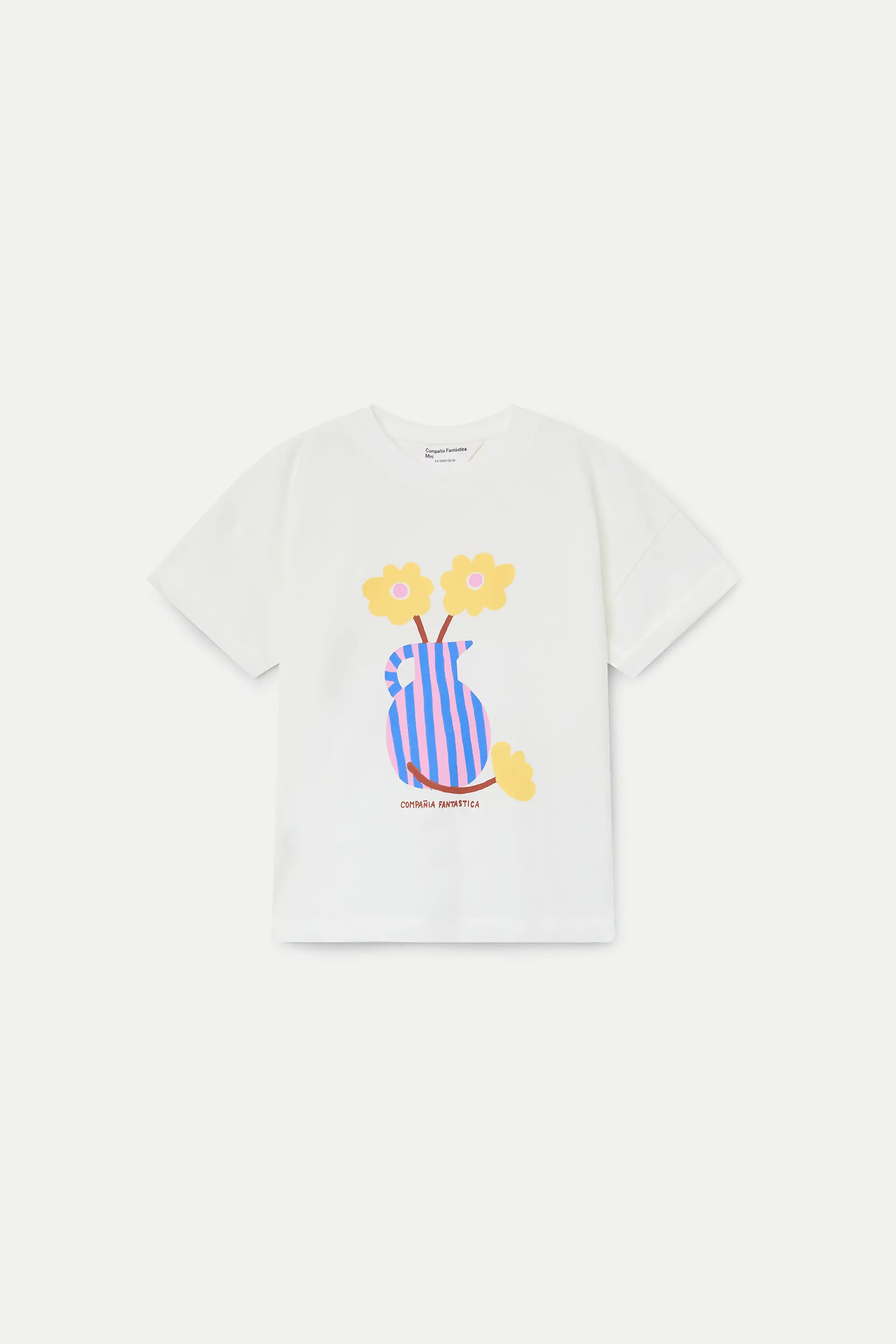 Camiseta de niña 100% algodón con estampado de jarrón "Compañía Fantástica" - Image 2