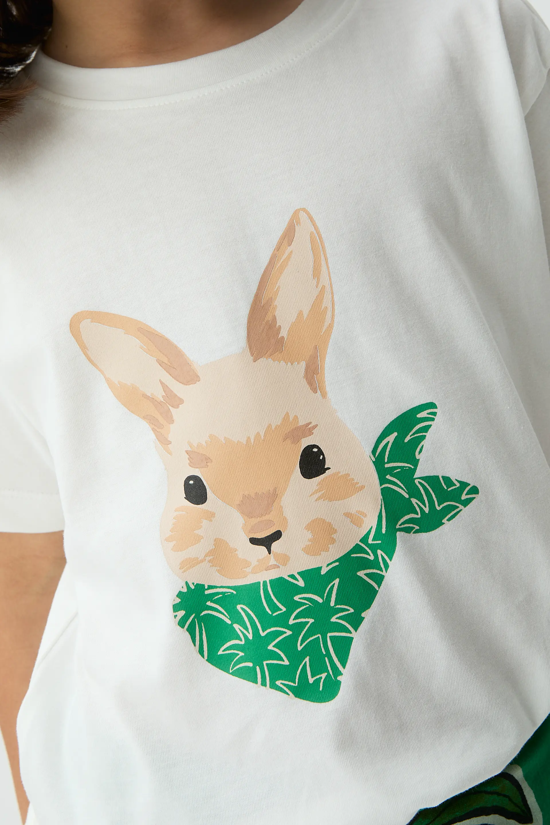 Camiseta de niña con estampado de Conejito - Image 3