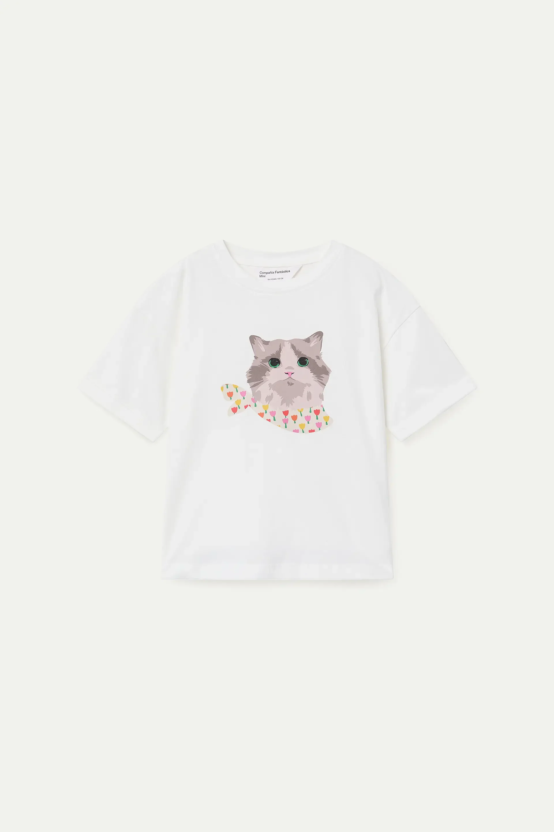 Camiseta de niña con estampado de Gatito - Image 2