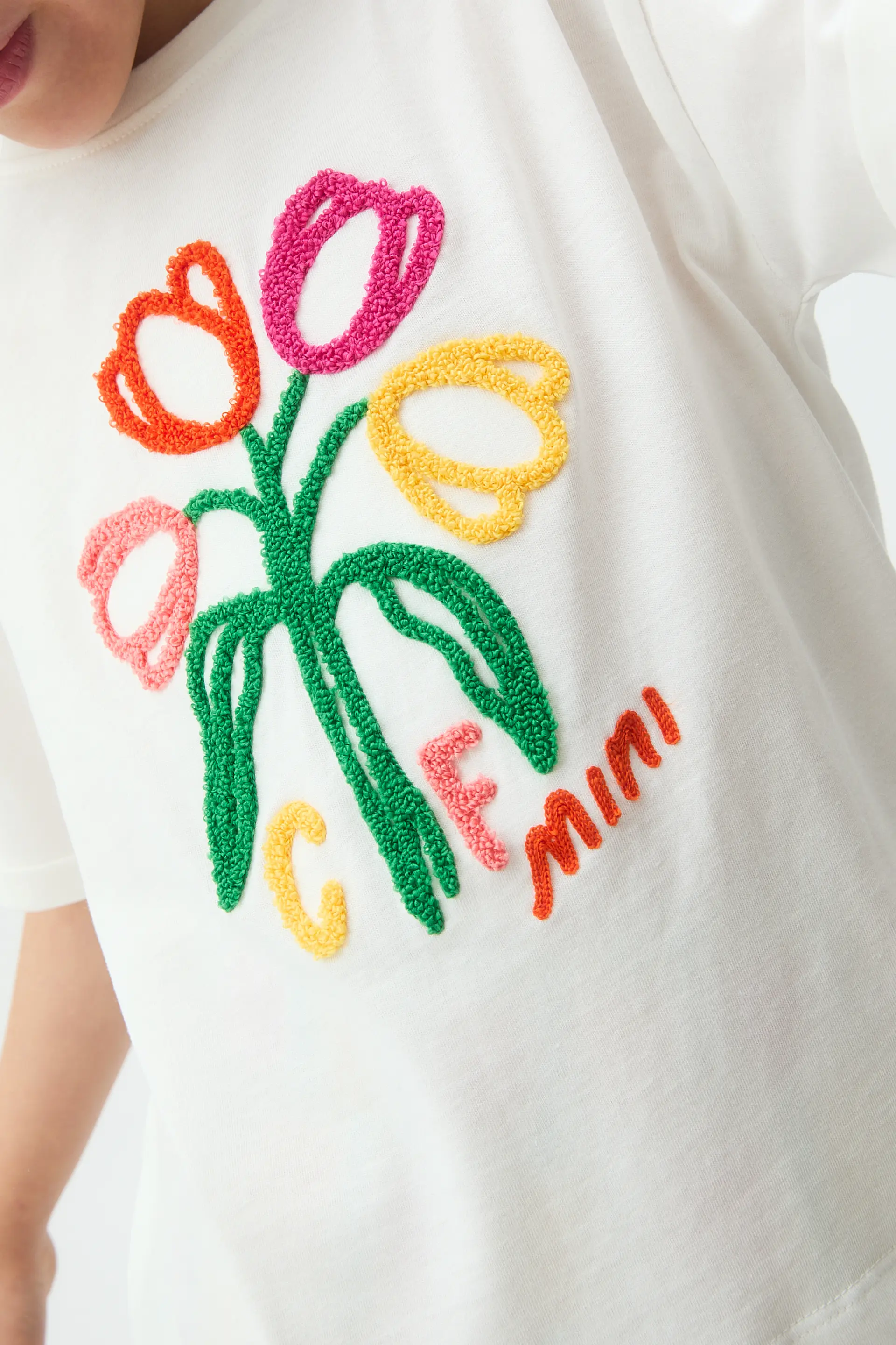 Camiseta de niña con estampado floral CF Mini - Image 3