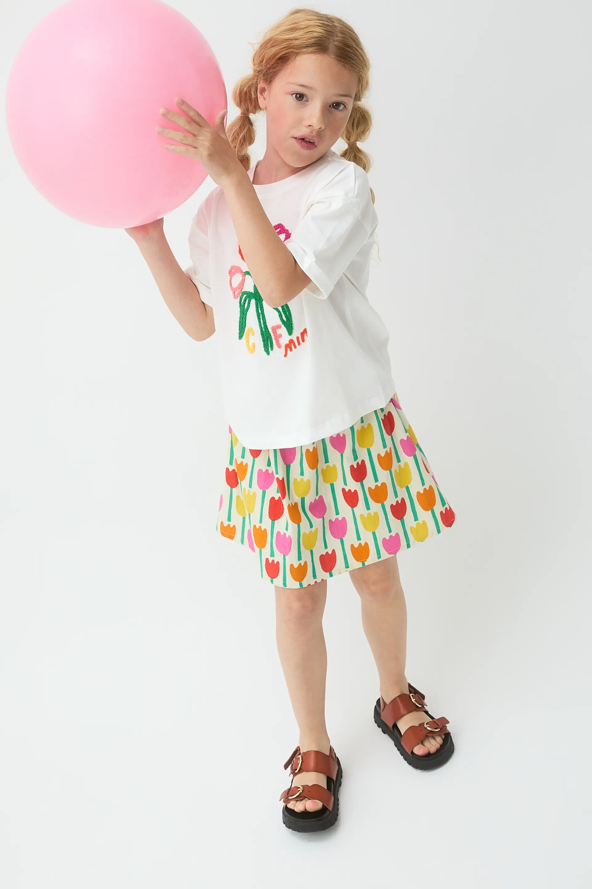 Camiseta de niña con estampado floral CF Mini - Image 4