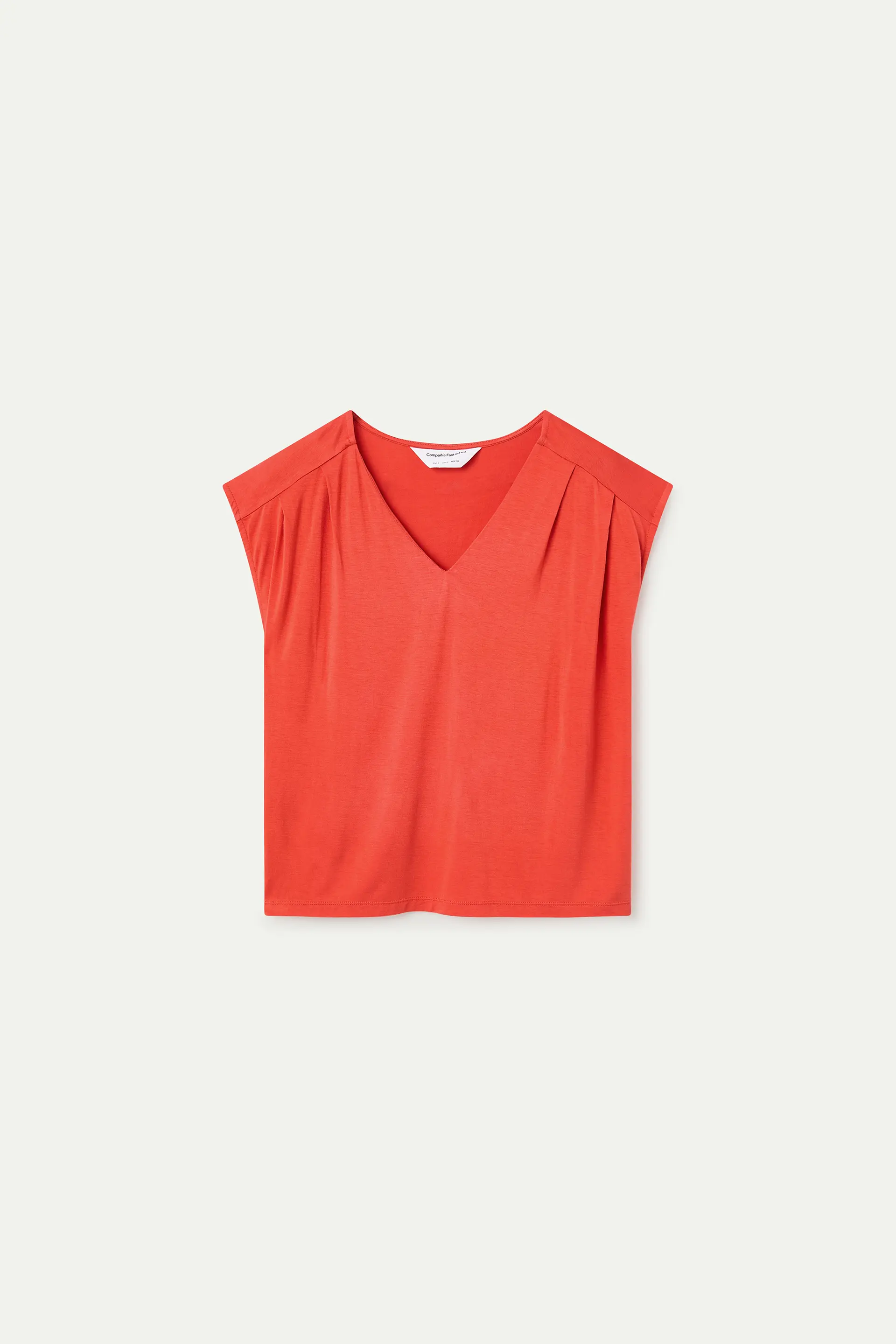 Camiseta rojo manga sisa - Image 2