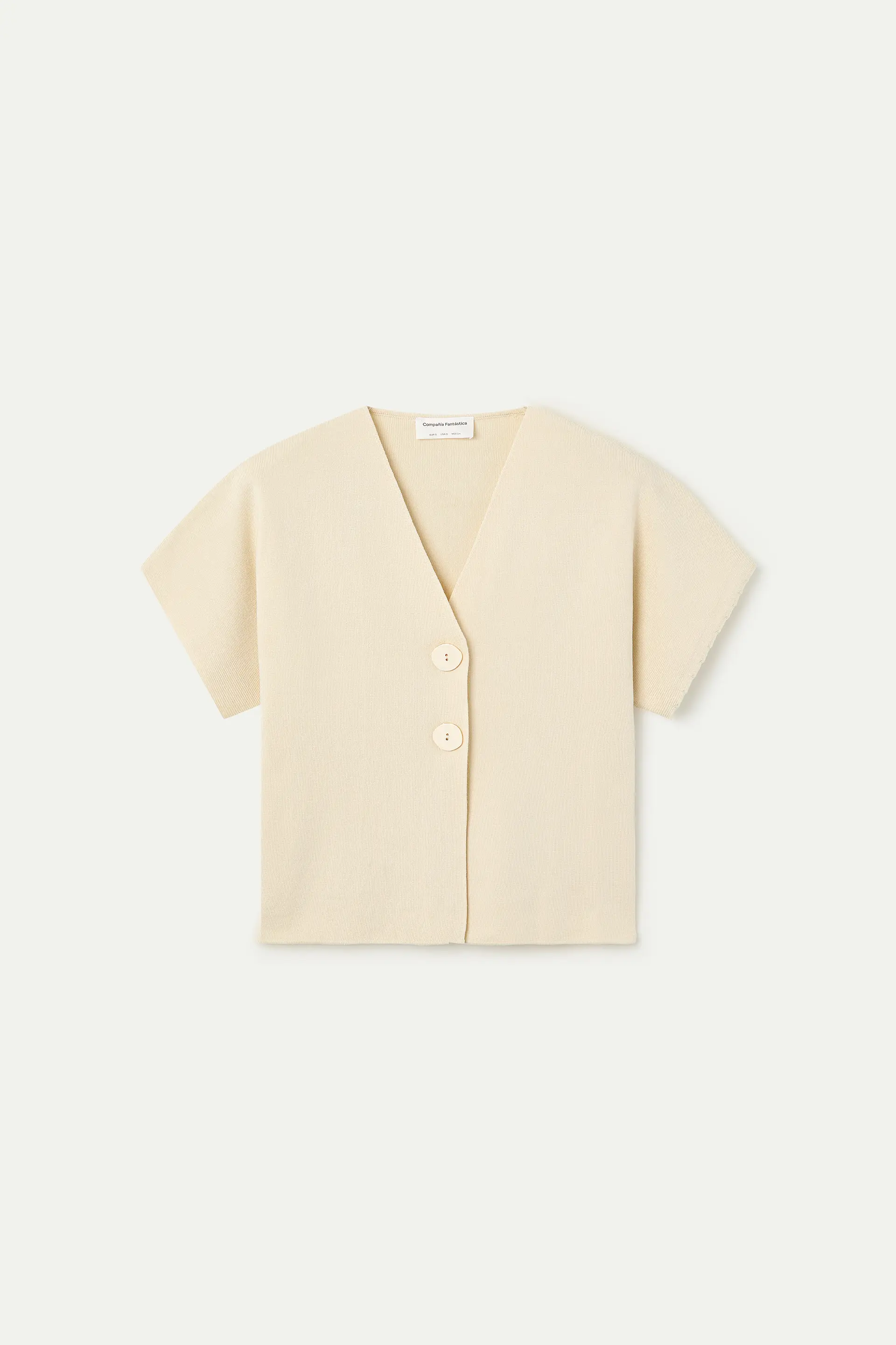 Cárdigan punto beige - Image 6