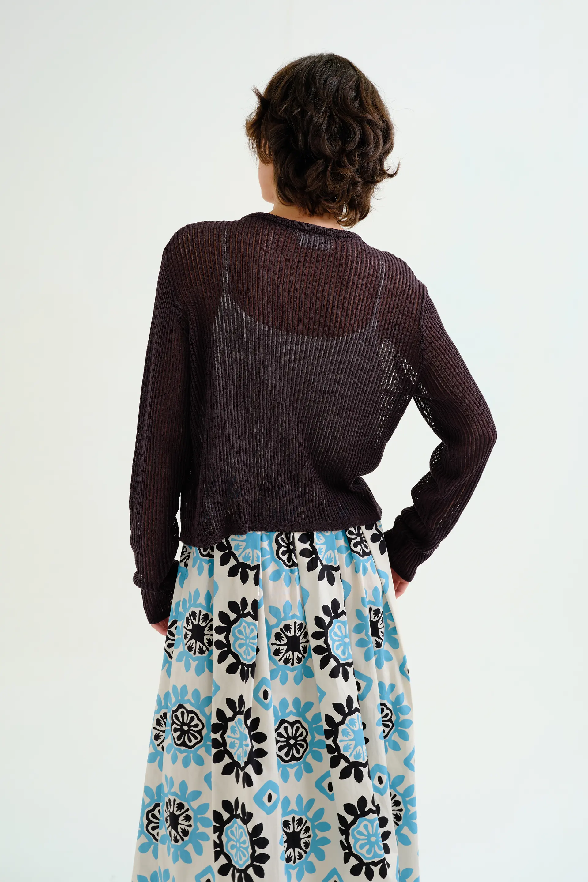 Cárdigan punto negro - Image 3