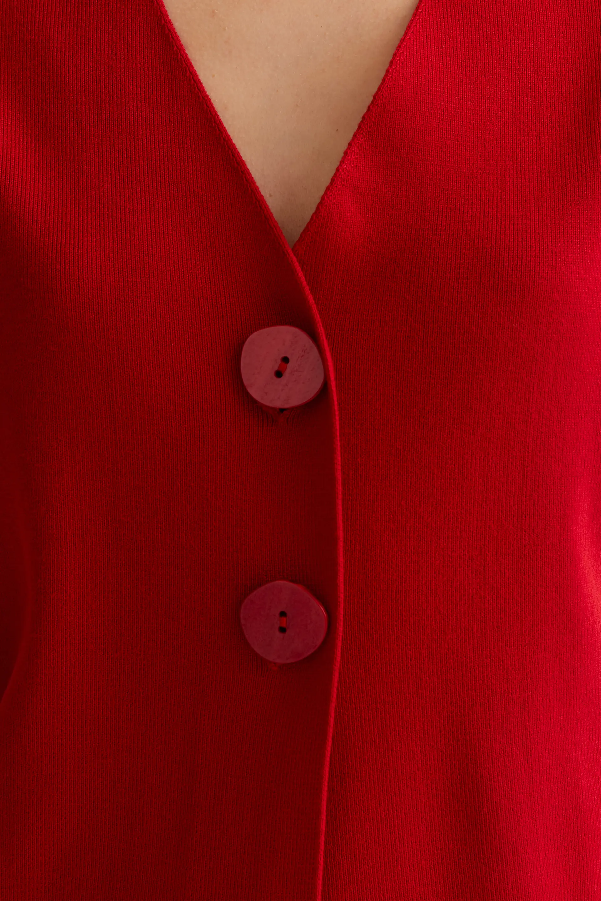 Cárdigan punto rojo - Image 4