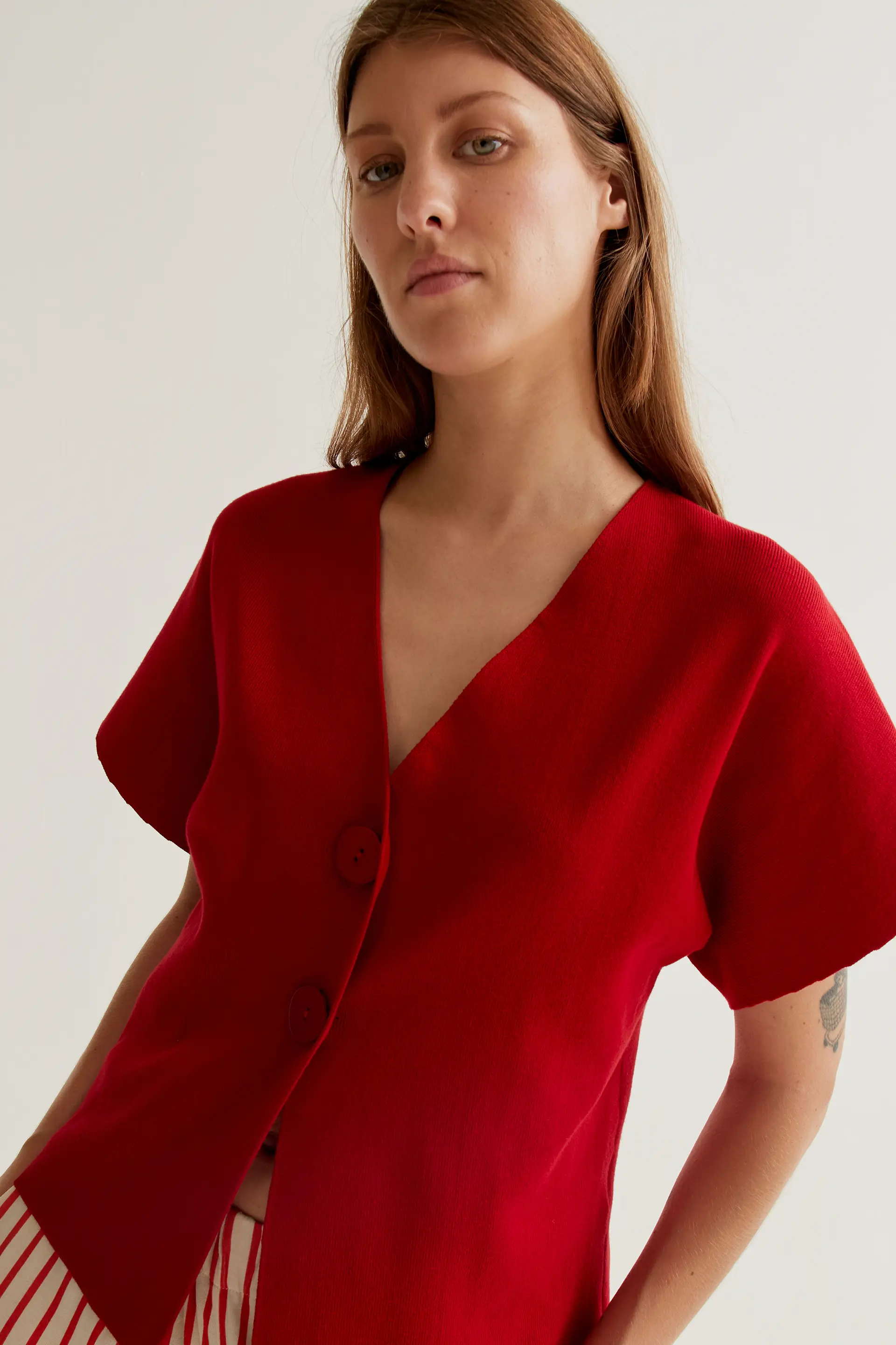 Cárdigan punto rojo - Image 6