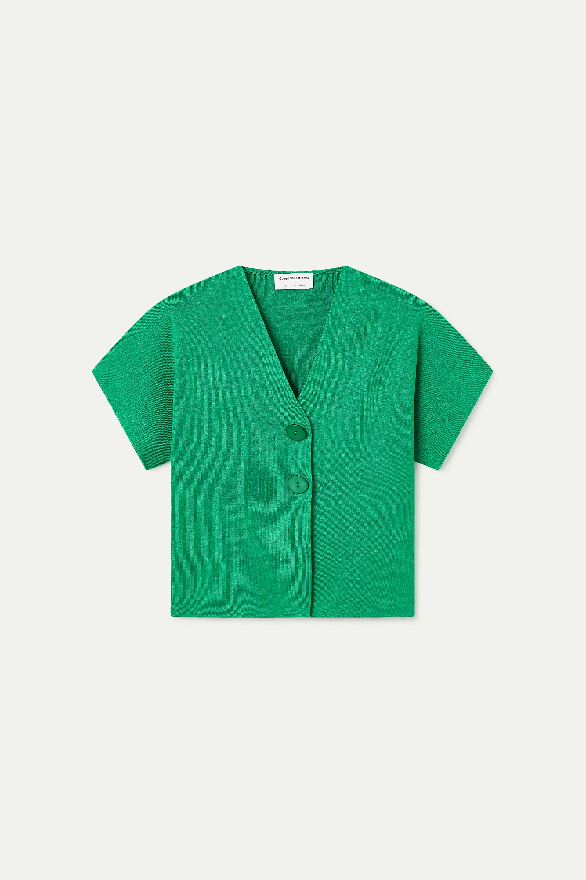 Cárdigan punto verde - Image 6