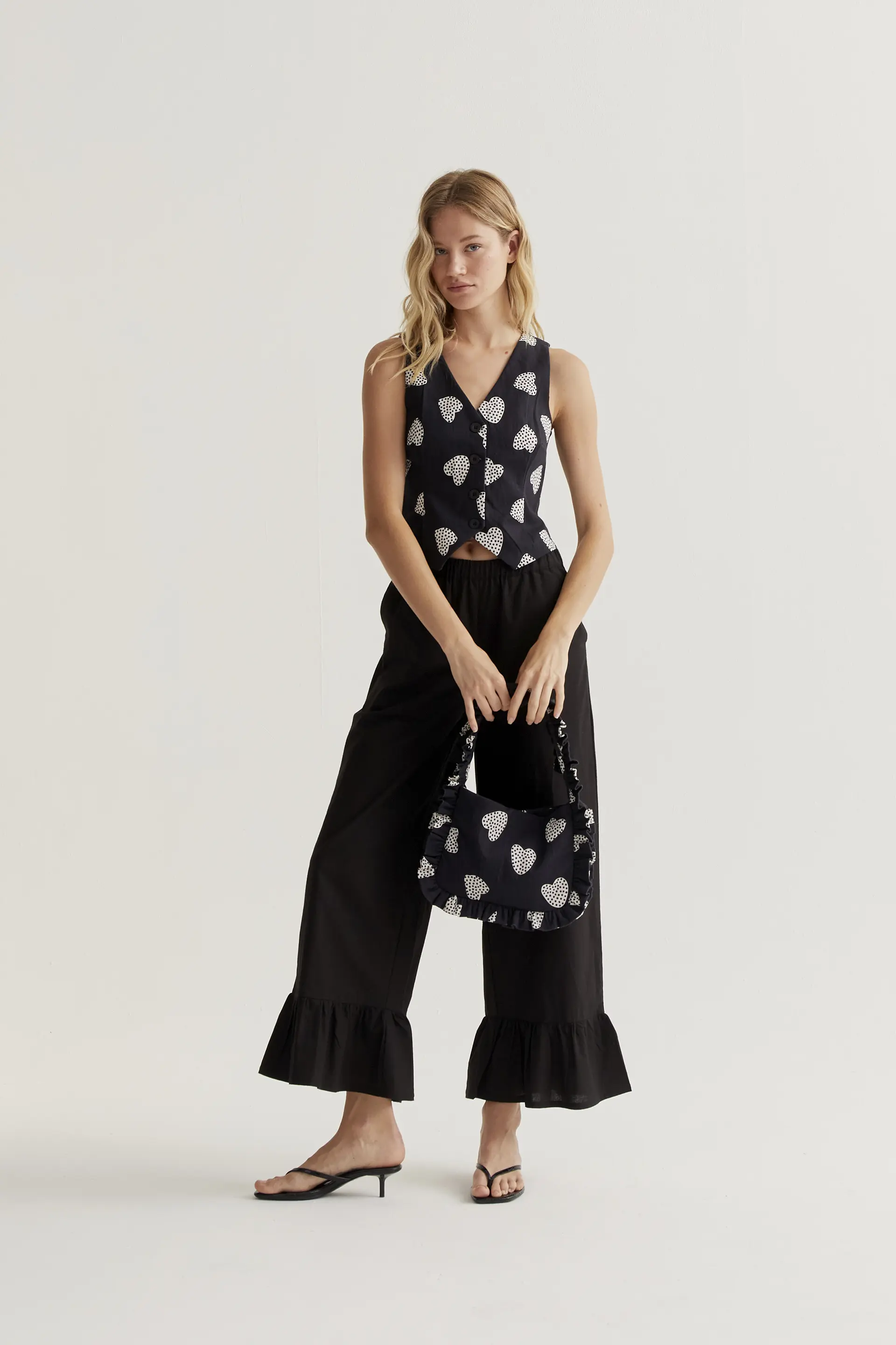 Chaleco con estampado Harmony Black - Image 5