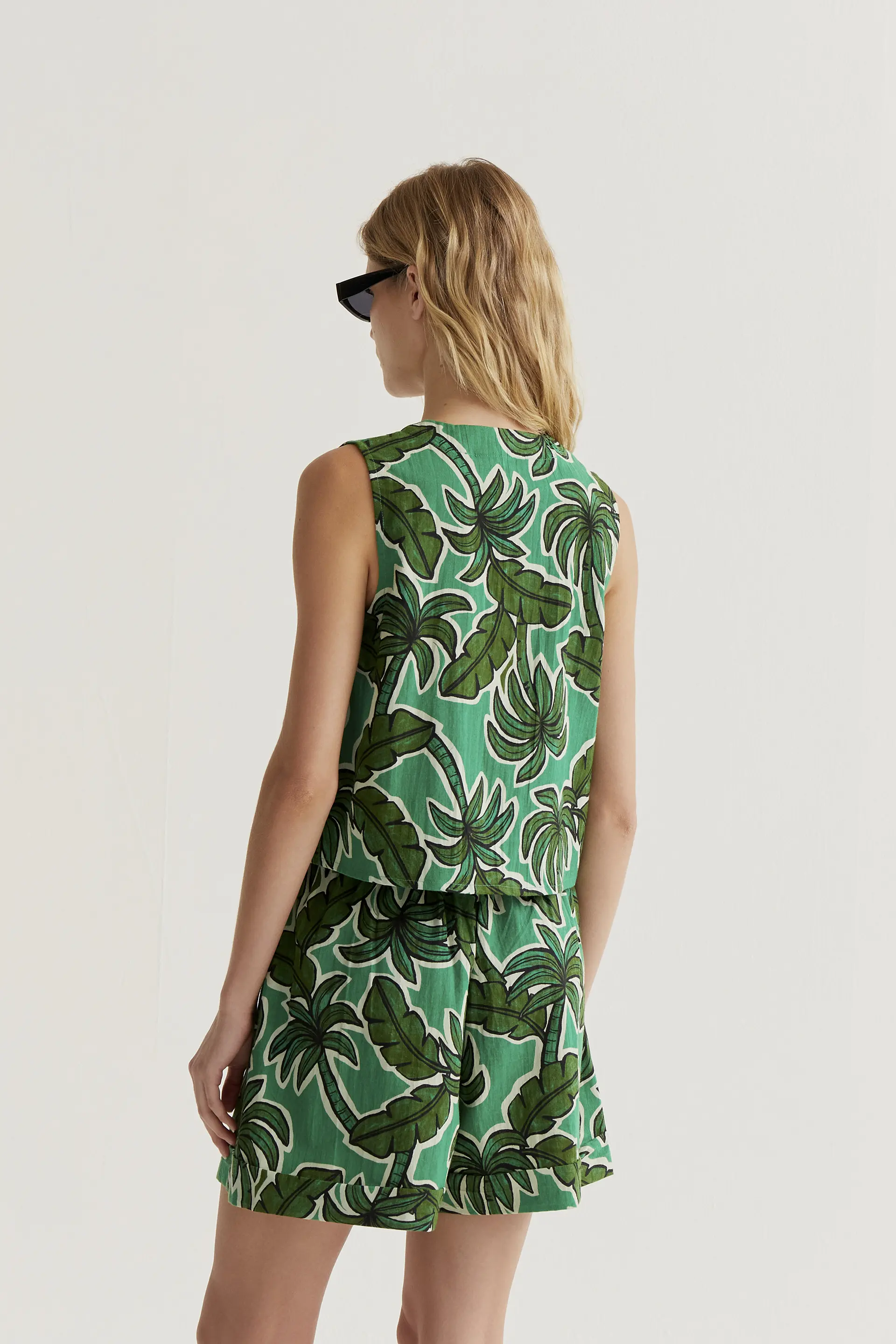 Chaleco con estampado Palm Tree - Image 3