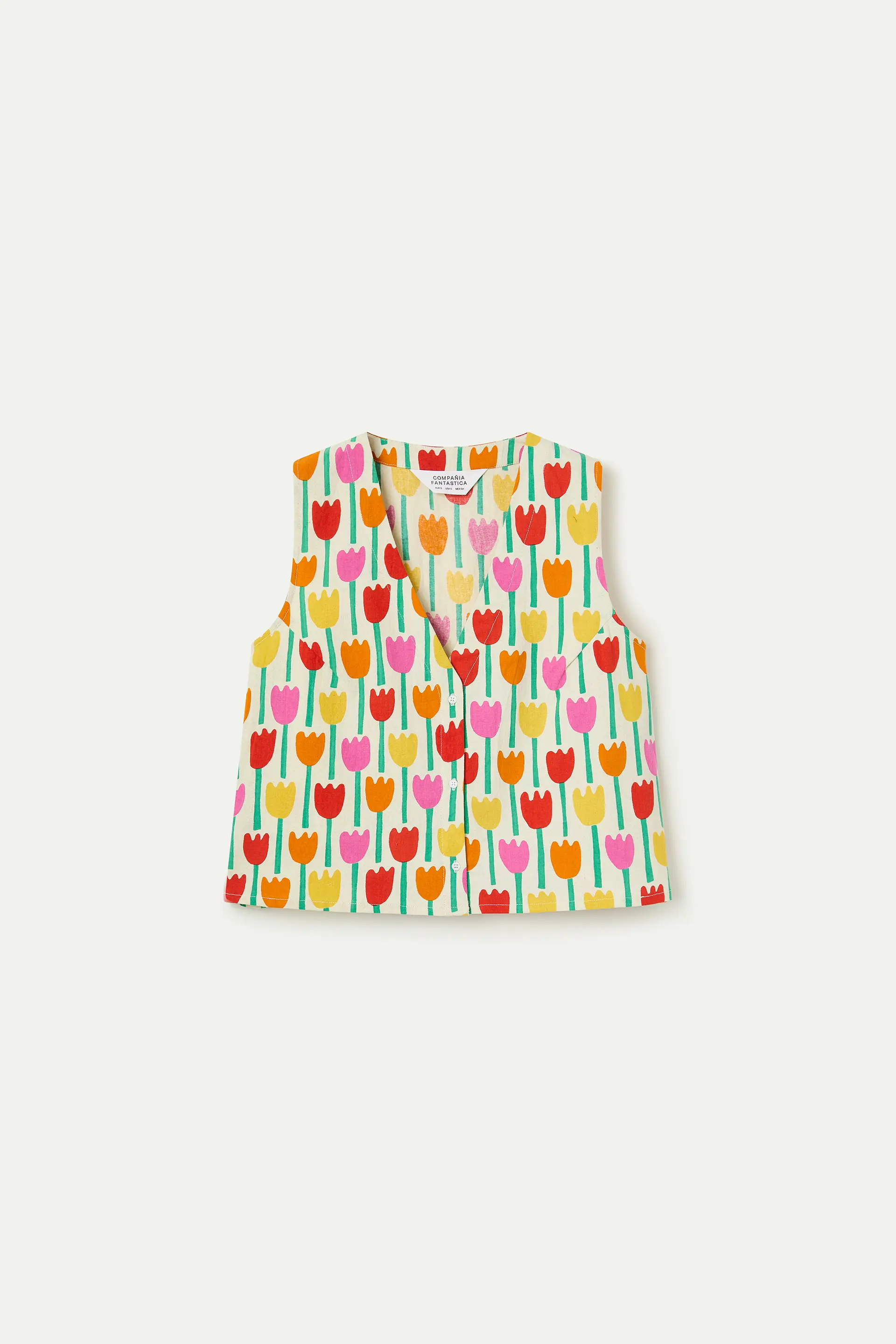 Chaleco con estampado Tulipa - Image 2