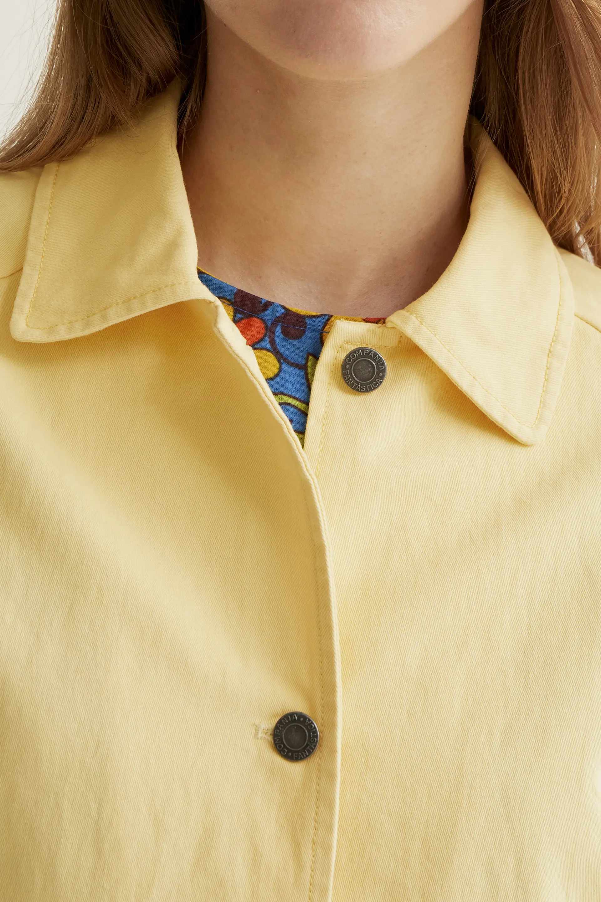 Chaqueta 100% algodón amarillo - Image 3